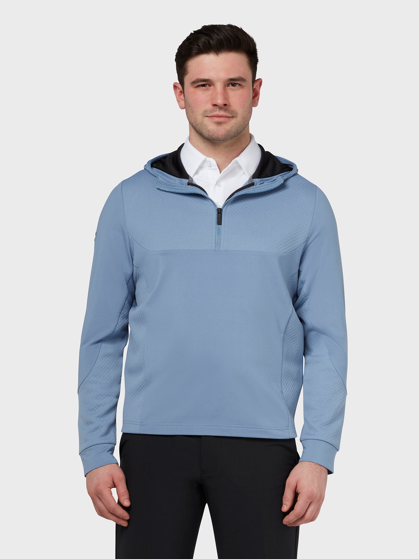 View Quarter Zip Technical Hoodie In Infinity Infinity M information