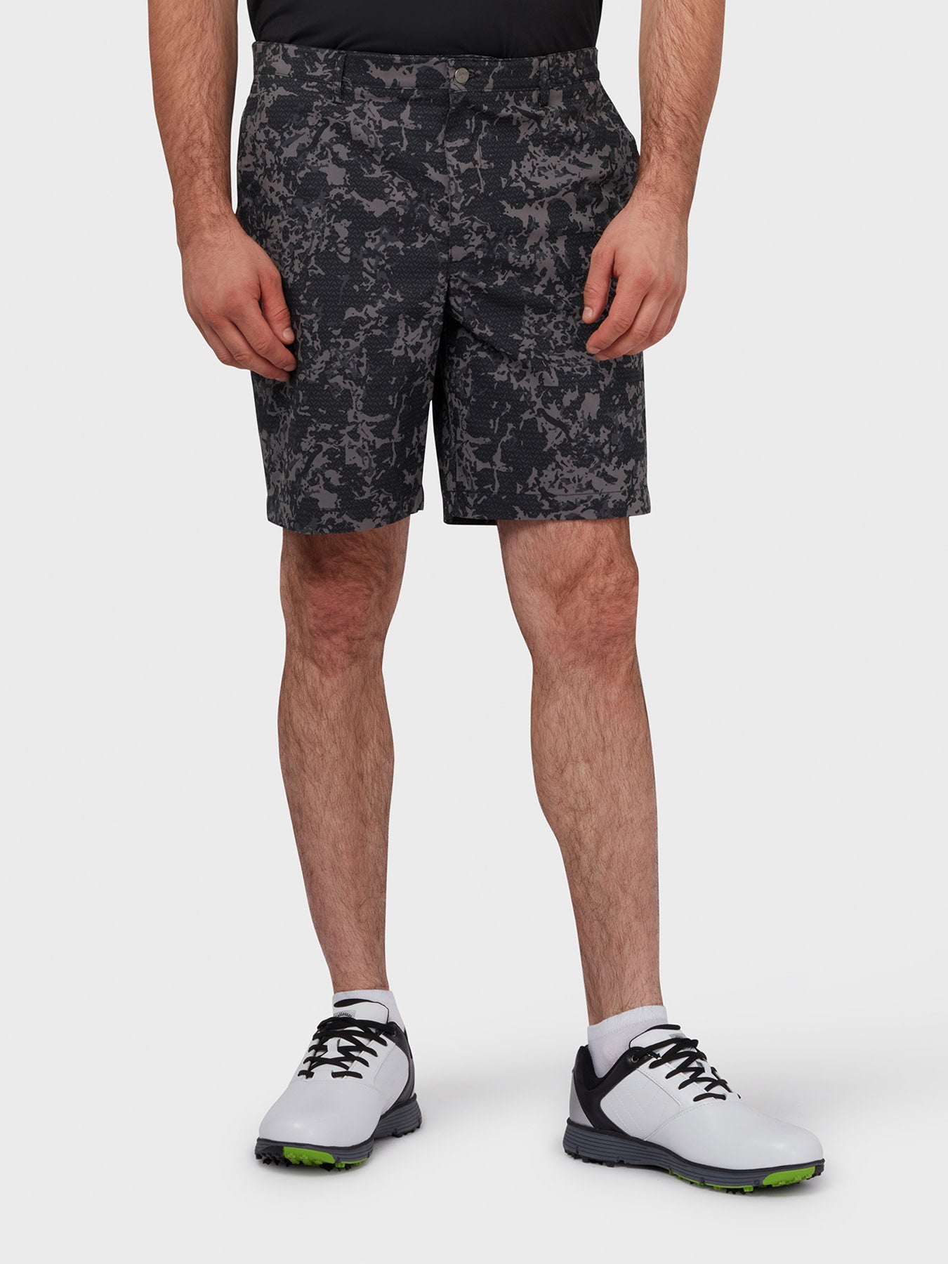 View X Series Abstract Camo Shorts In Caviar Caviar 42 information