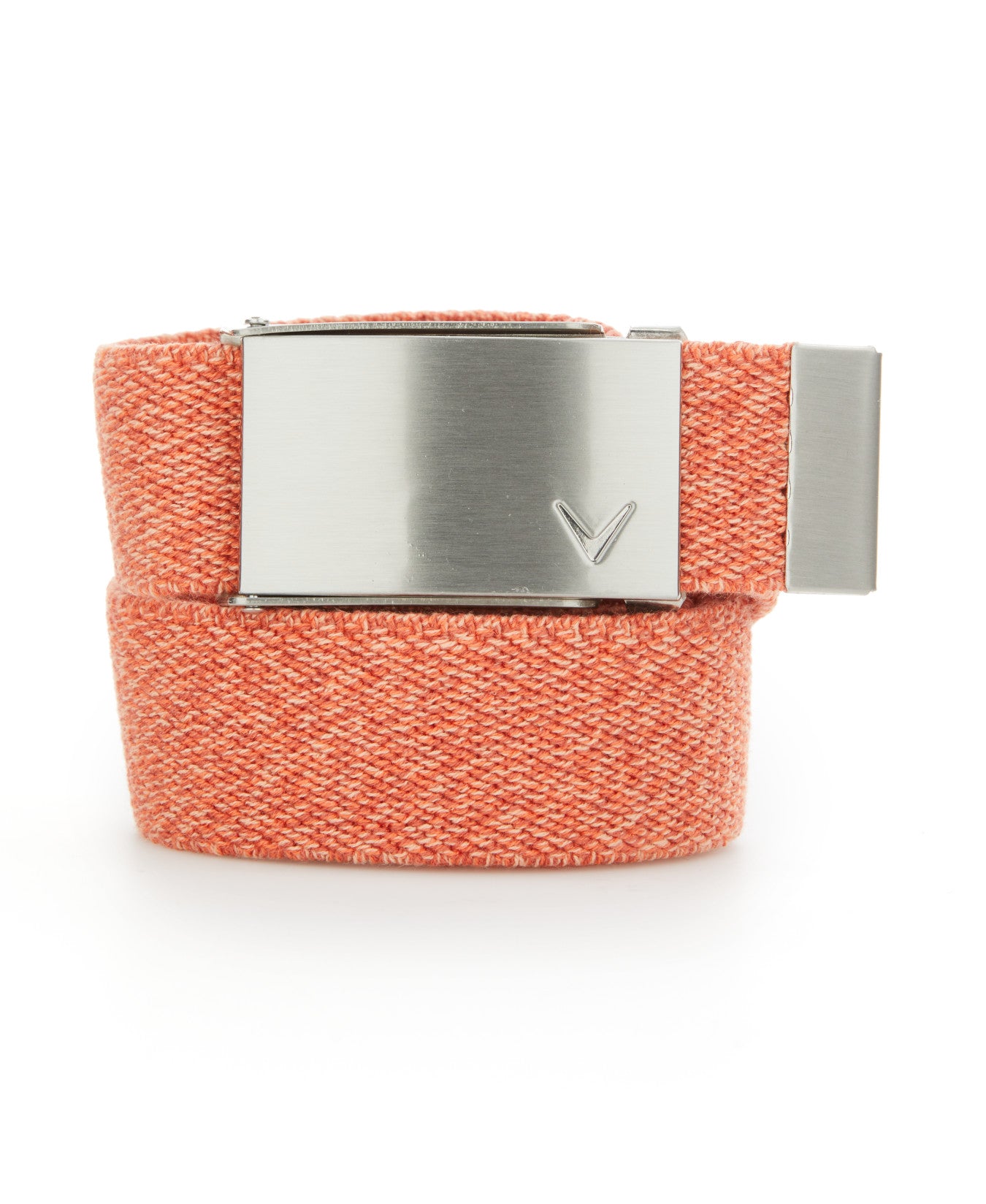 View Ladies Stretch Webbed Belt In Nectarine Heather information