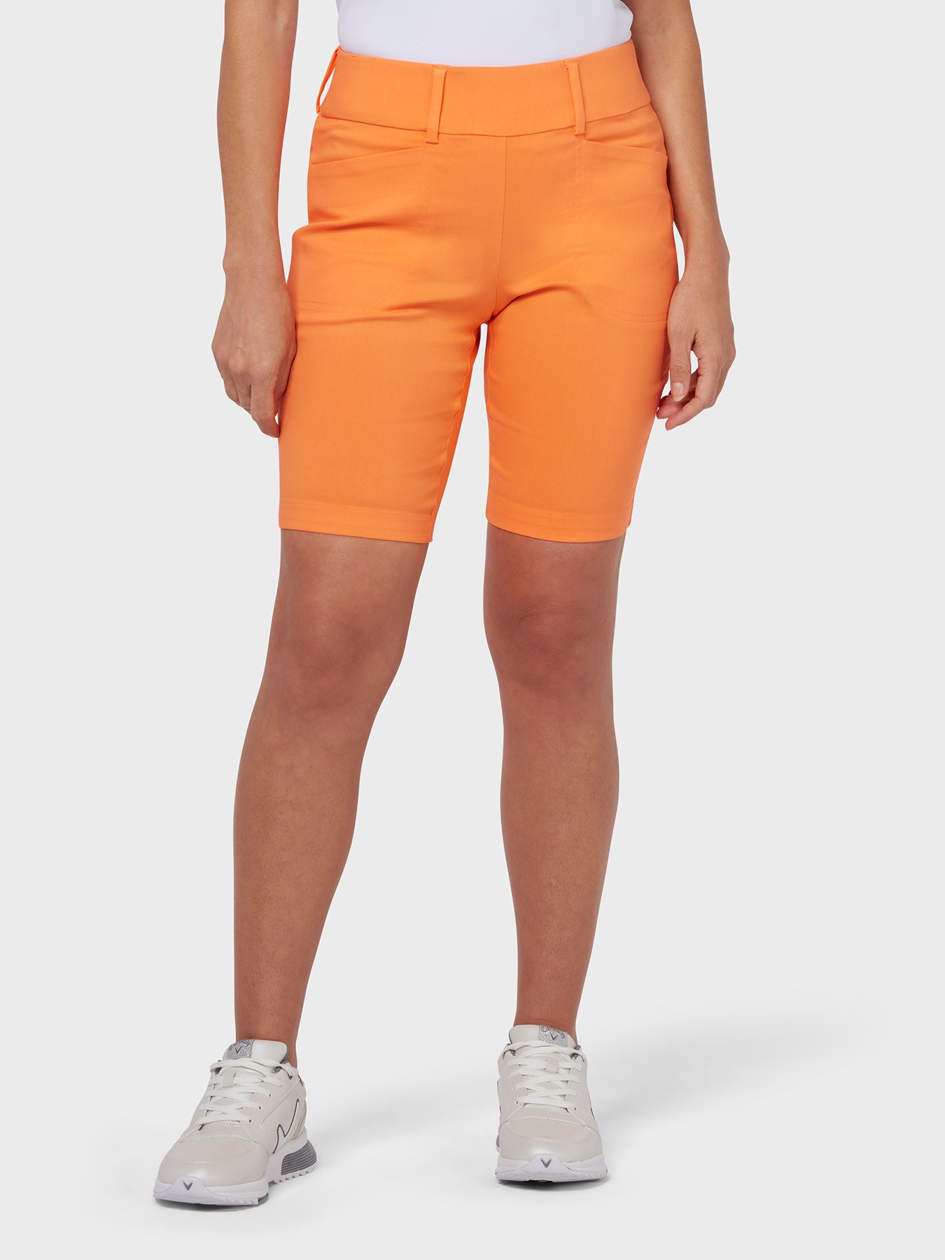 View Truesculpt Stretch Womens Shorts In Nectarine Nectarine XXL information