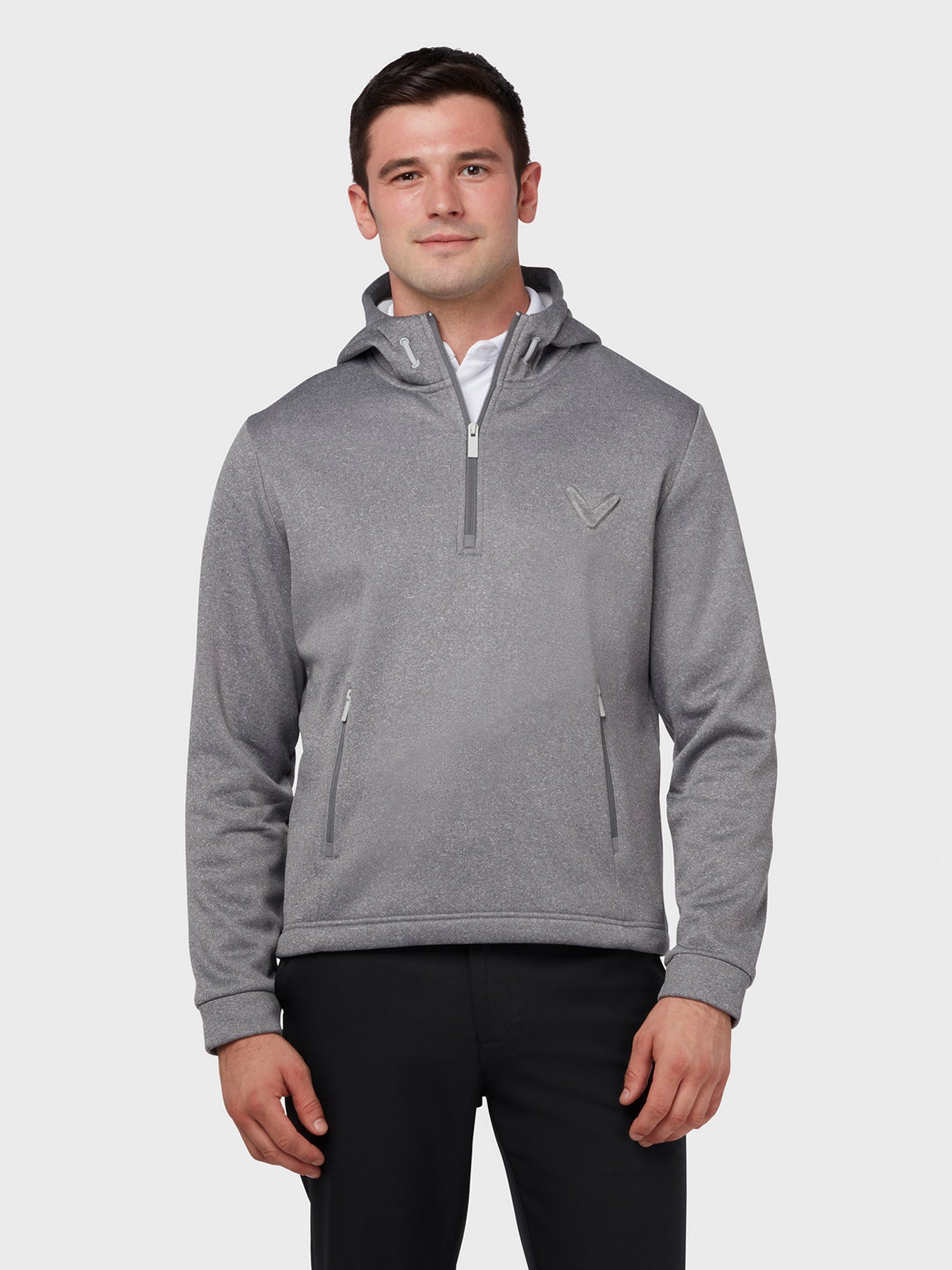 View Aquapel Technical Hoodie In Quiet Shade Heather Quiet Shade Heather XXXL information