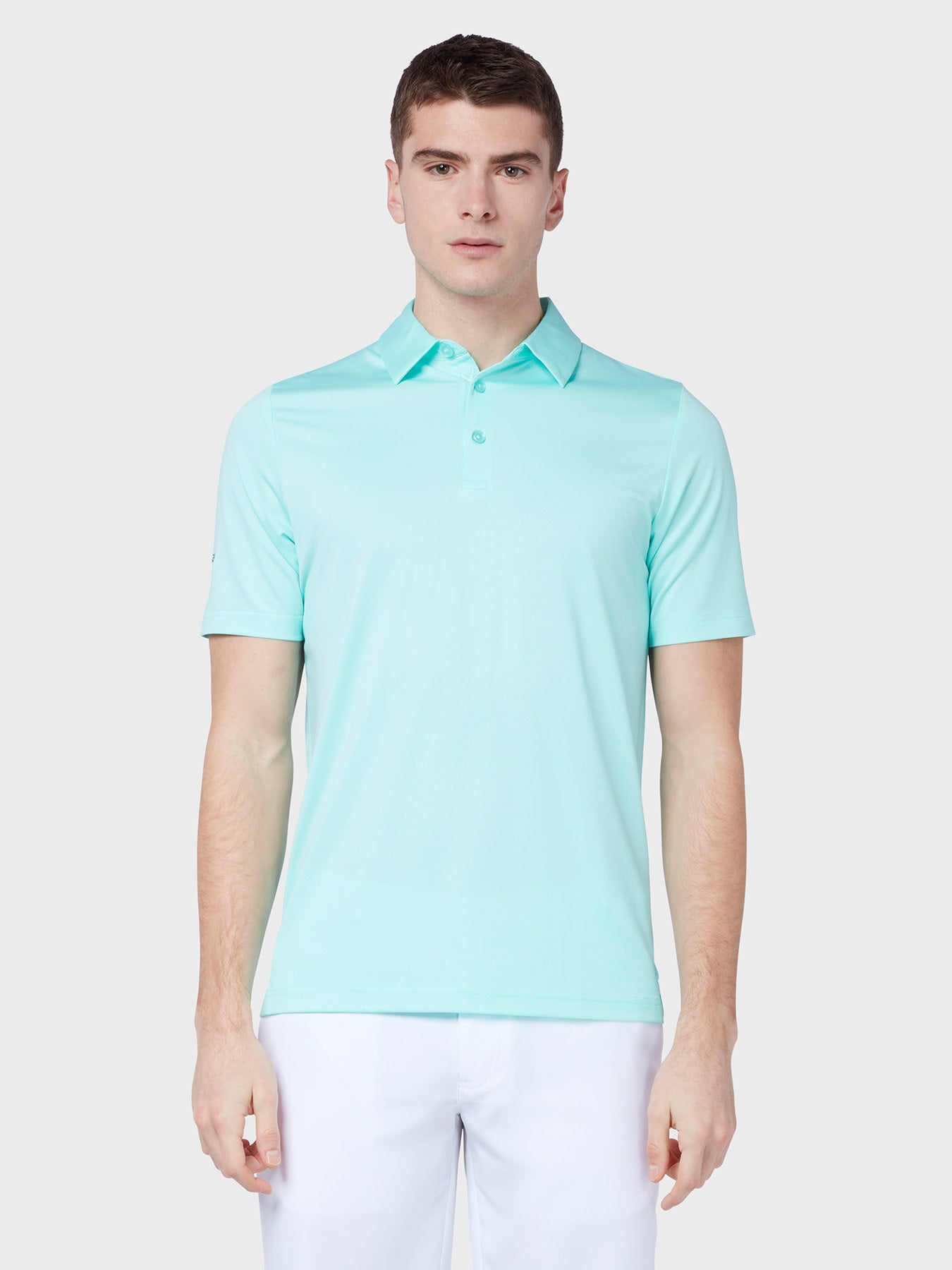 View Swing Tech Tour Polo In Aruba Blue Aruba Blue M information