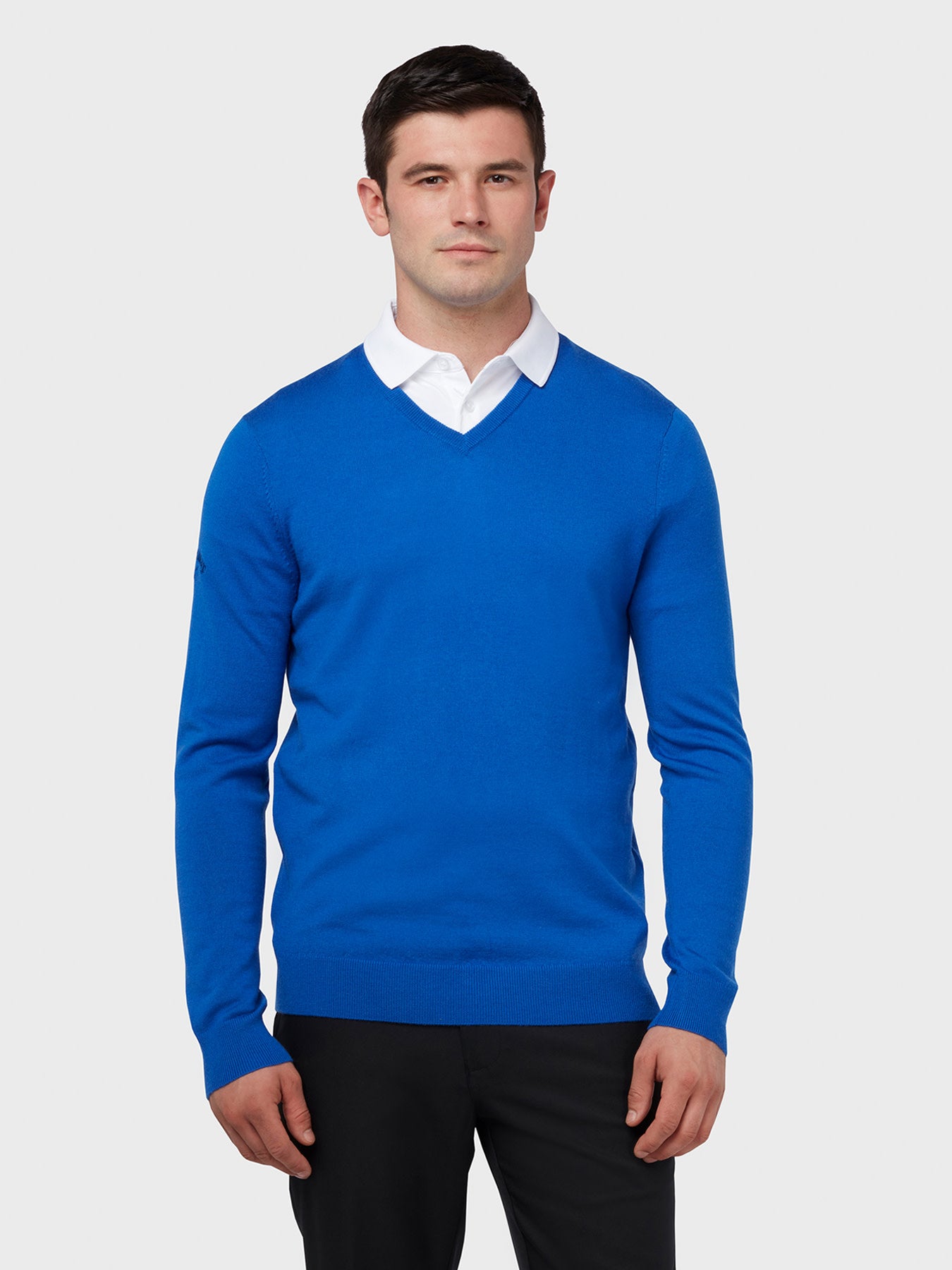 View Thermal Merino Wool VNeck Sweater In Surfing Blue Surfing Blue XXXL information