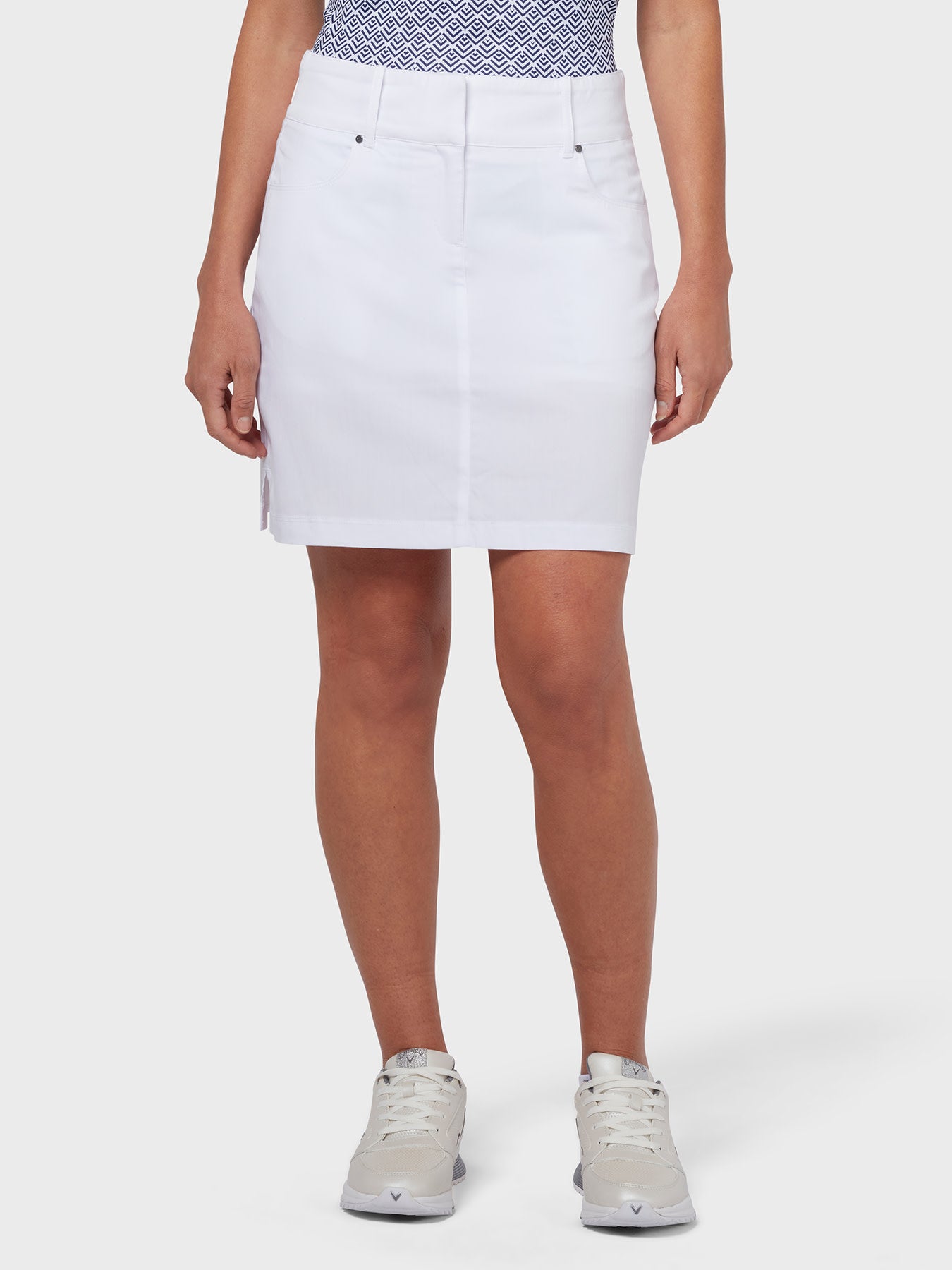 View Ergo Coolmax Womens Skort In Brilliant White Brilliant White XXL information