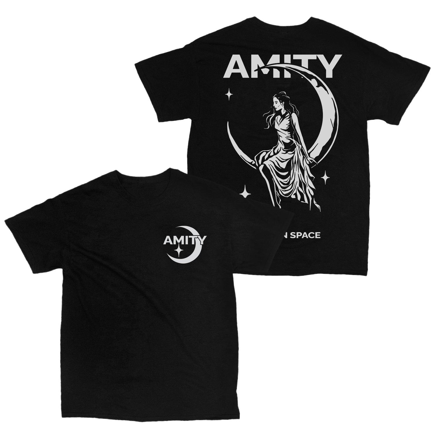 I'll Be In Space Black T-Shirt - The Amity Affliction product image