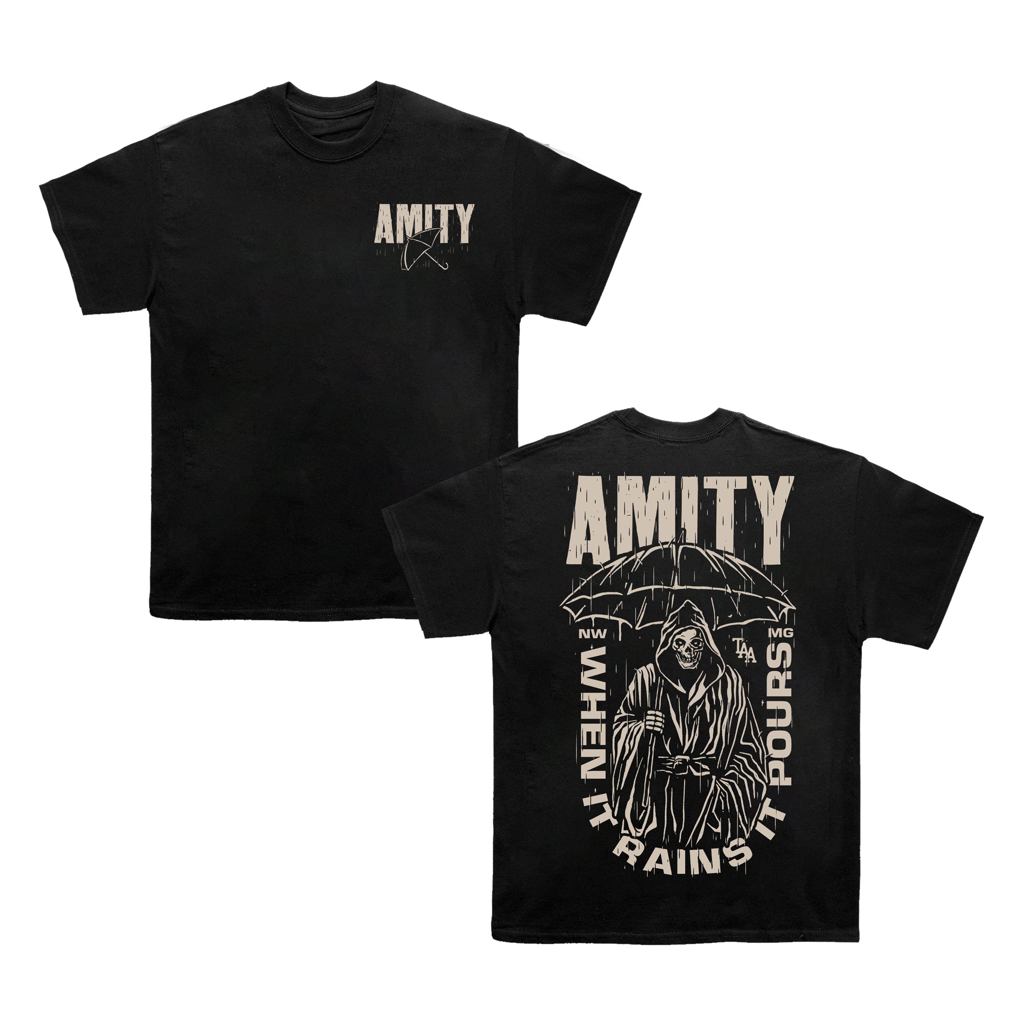 Umbrella Black T-Shirt - The Amity Affliction product image