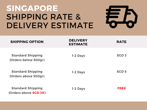 Purnama Singapore Shipping Rate & Delivery Estimate
