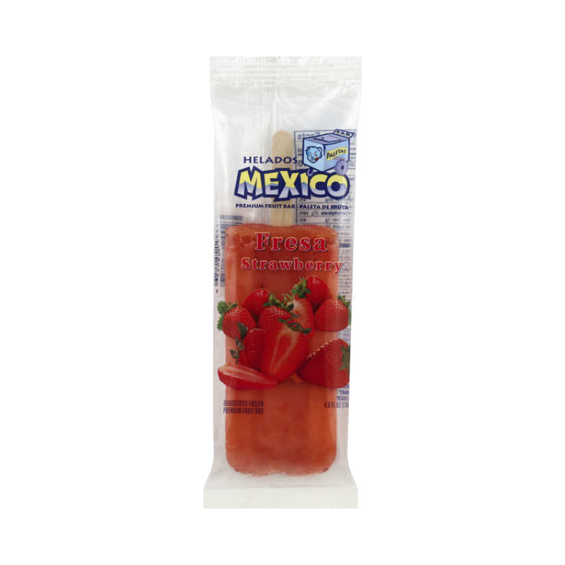 Helados Mexico, Fruit Bars, Strawberry