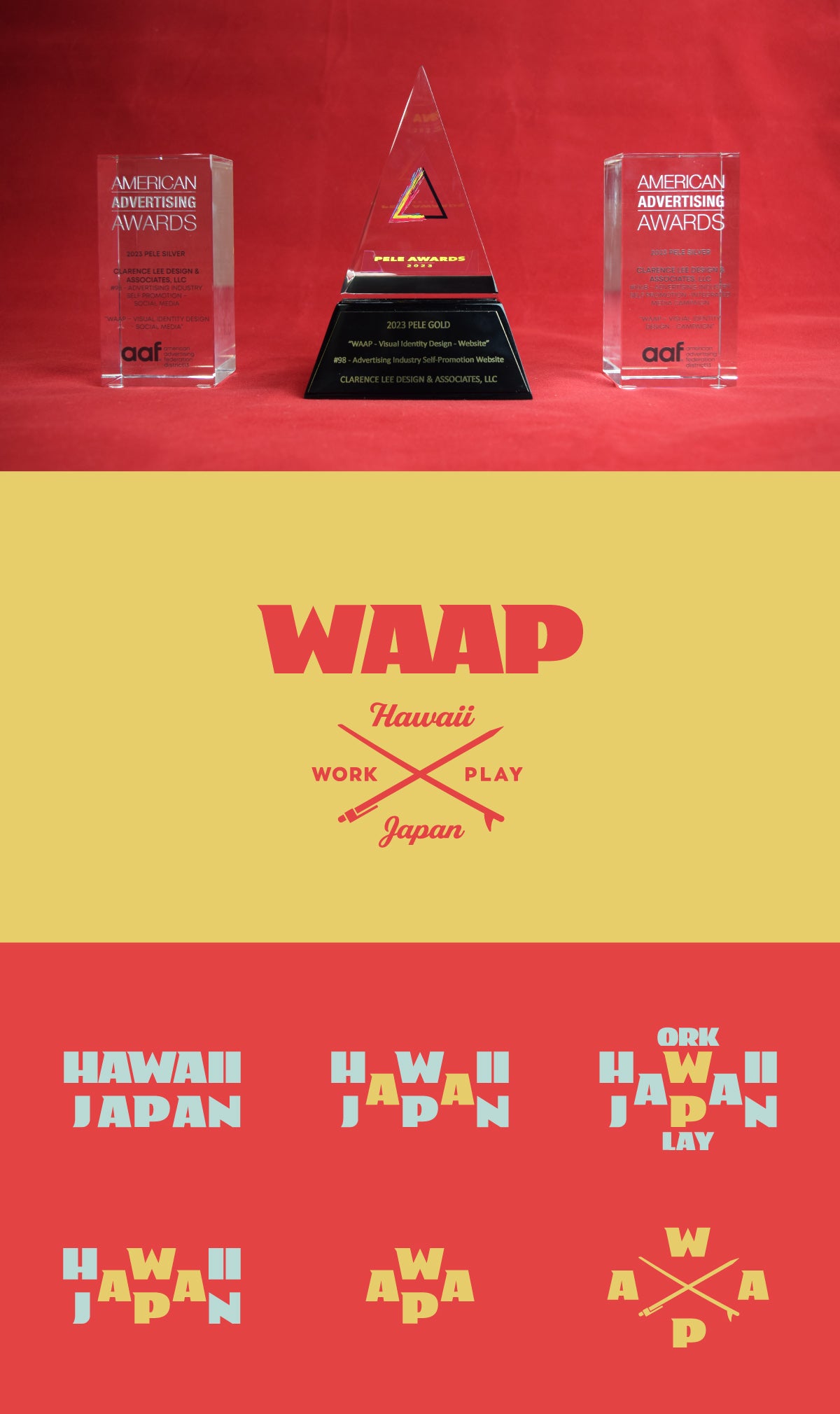 ハワイの広告デザイン賞をWAAPが受賞