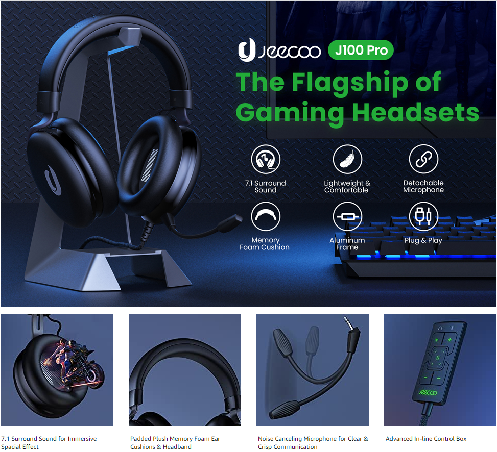 J100 Pro Gaming Headset