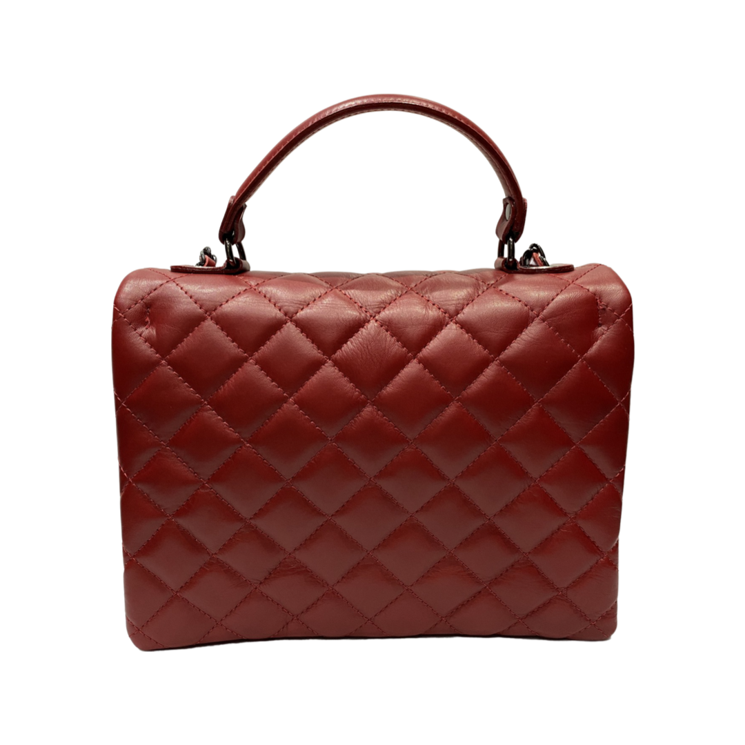 Quilted Leather Handbag & Shoulder Bag Cross Body l – Teefamm London