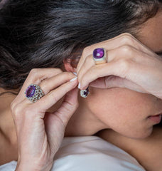 amethyst silver jewellery