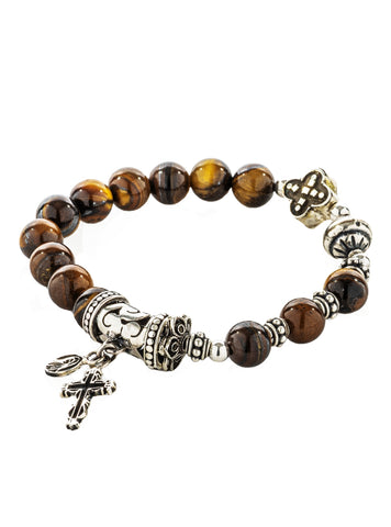 tiger eye prayerbead bracelet