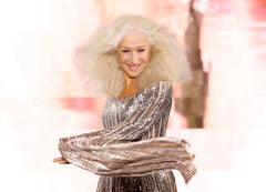 Helen Mirren walks L'Oreal runway in Paris