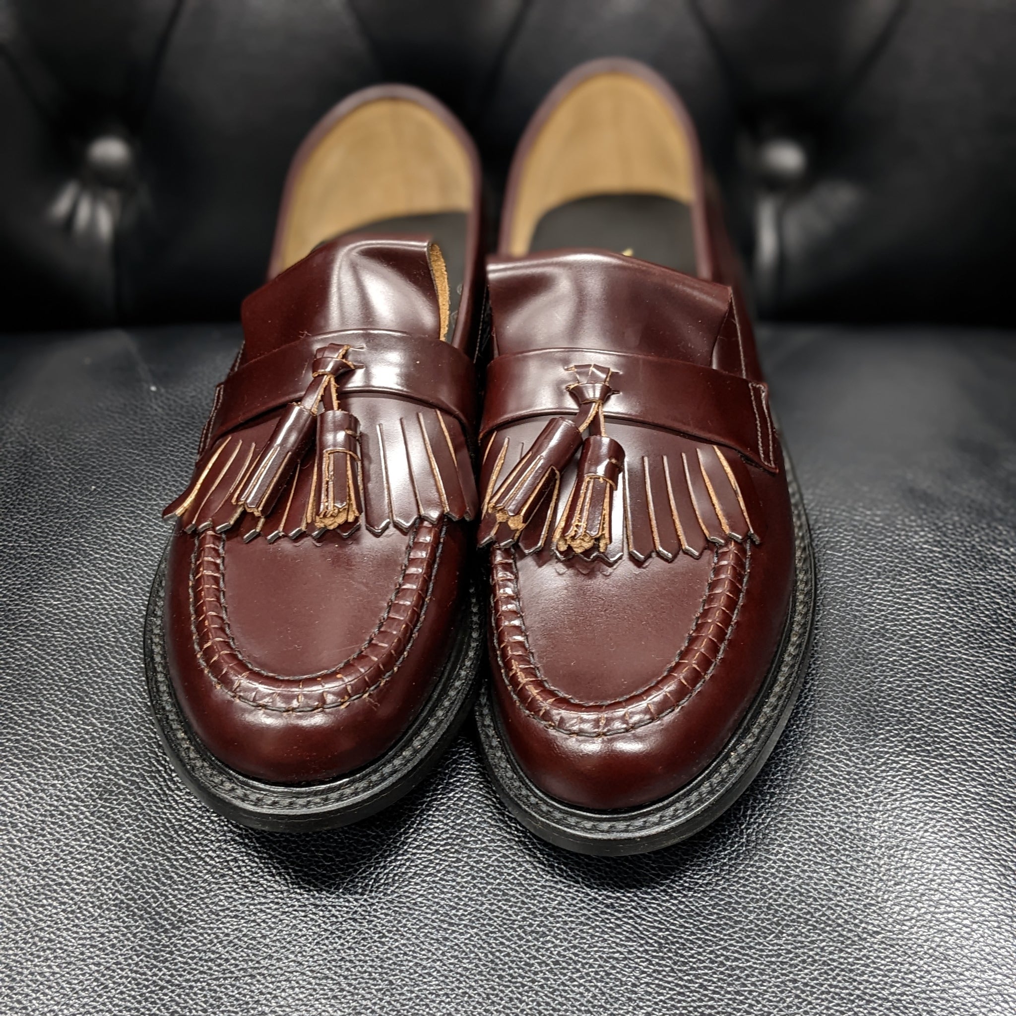 LOAKE BEAMS別注ビットキルトローファー-