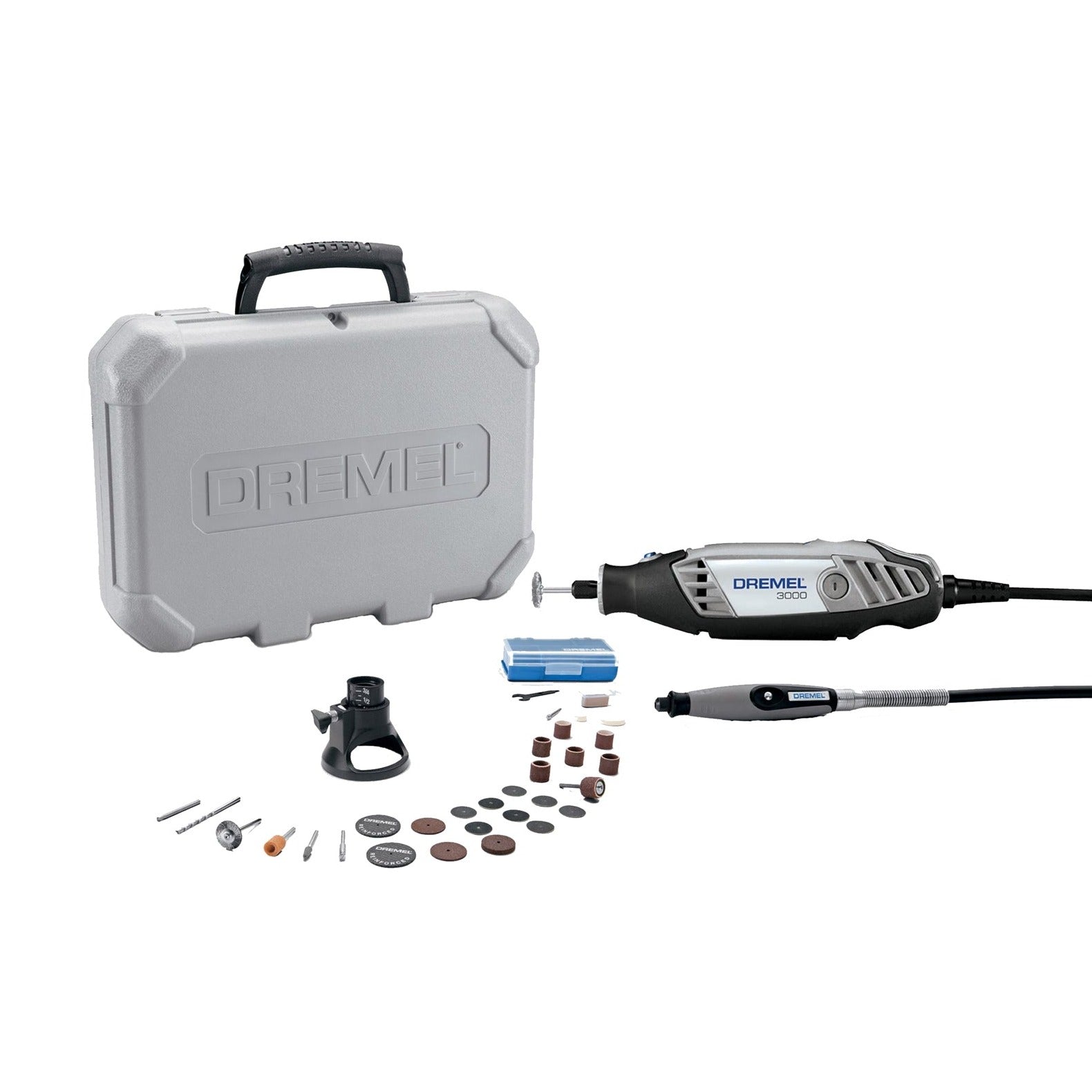 Dremel 3000 Gold Kit, 130 W, 70 accessoires et mallette 