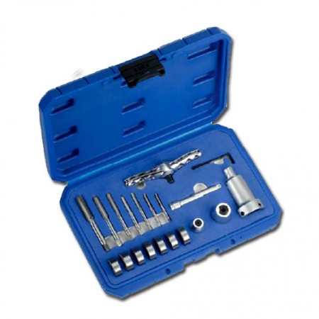 HHW - Thread cutter tool set in sheet steel box M3-M12