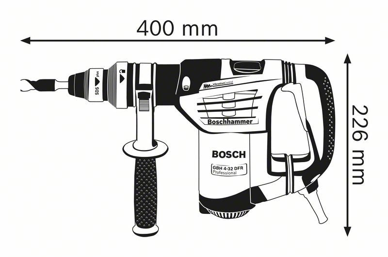 Martillo perforador SDS-max 1500W GBH8-45D 11265 Bosch México