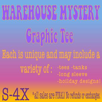Warehouse Mystery Graphic Tee *FINAL SALE*