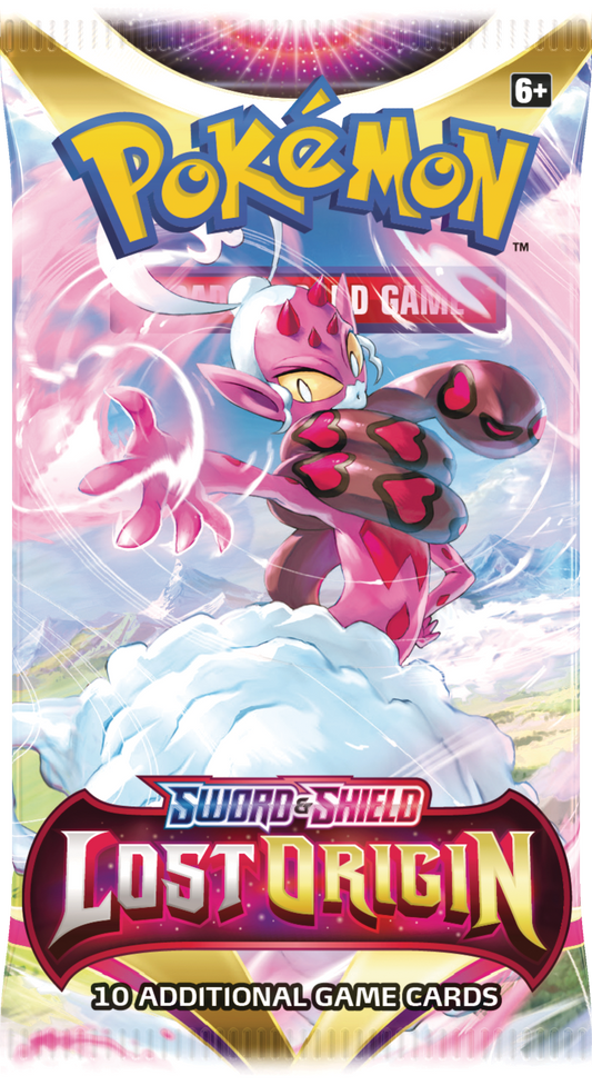 POKEMON TCG: 3 Pack Blister - Sword and Shield Lost Origin (Random Promo)