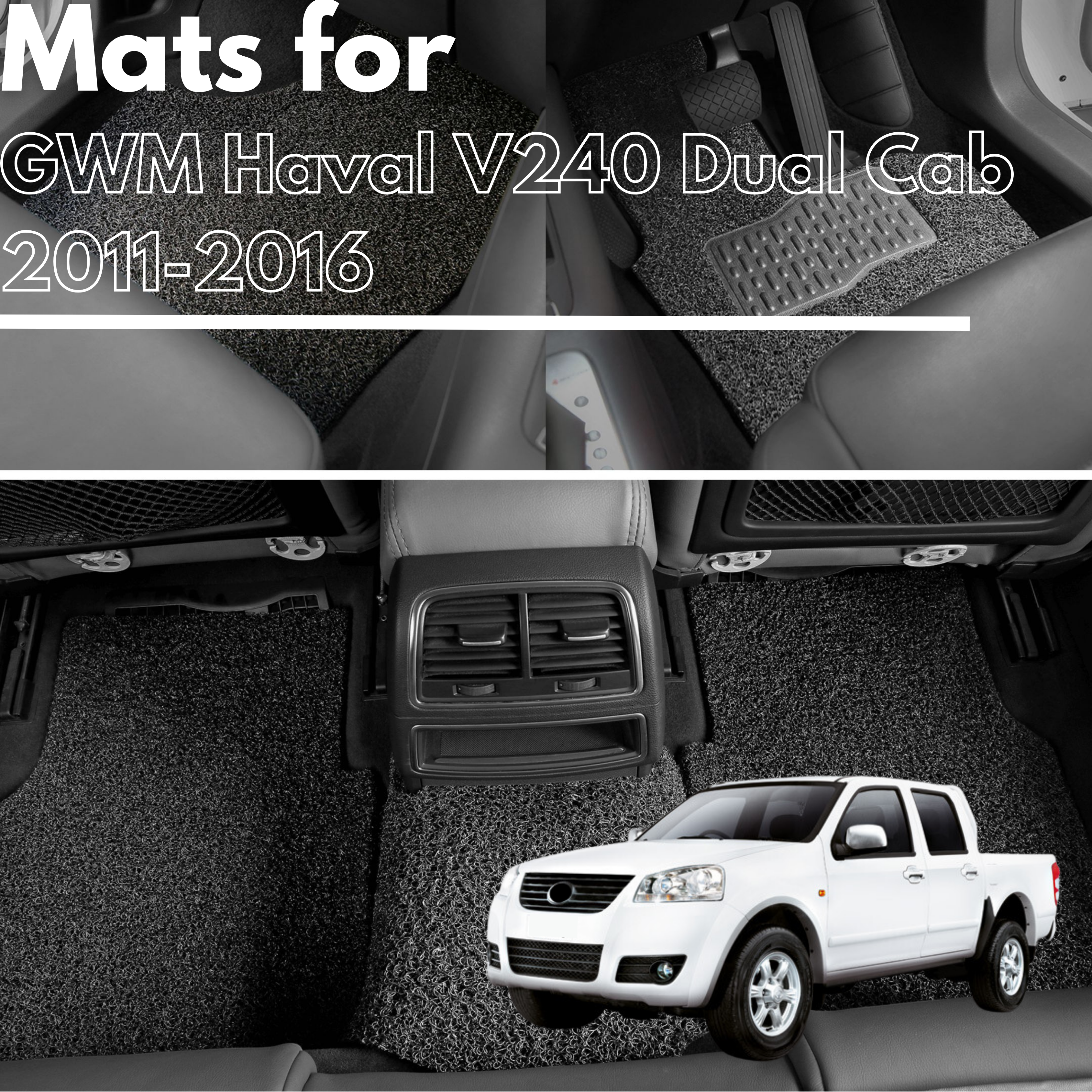 for GWM Haval V240 Dual Cab (Wingle 5)2011-2016, Premium Car Floor Mats - CarMatsCulture product image