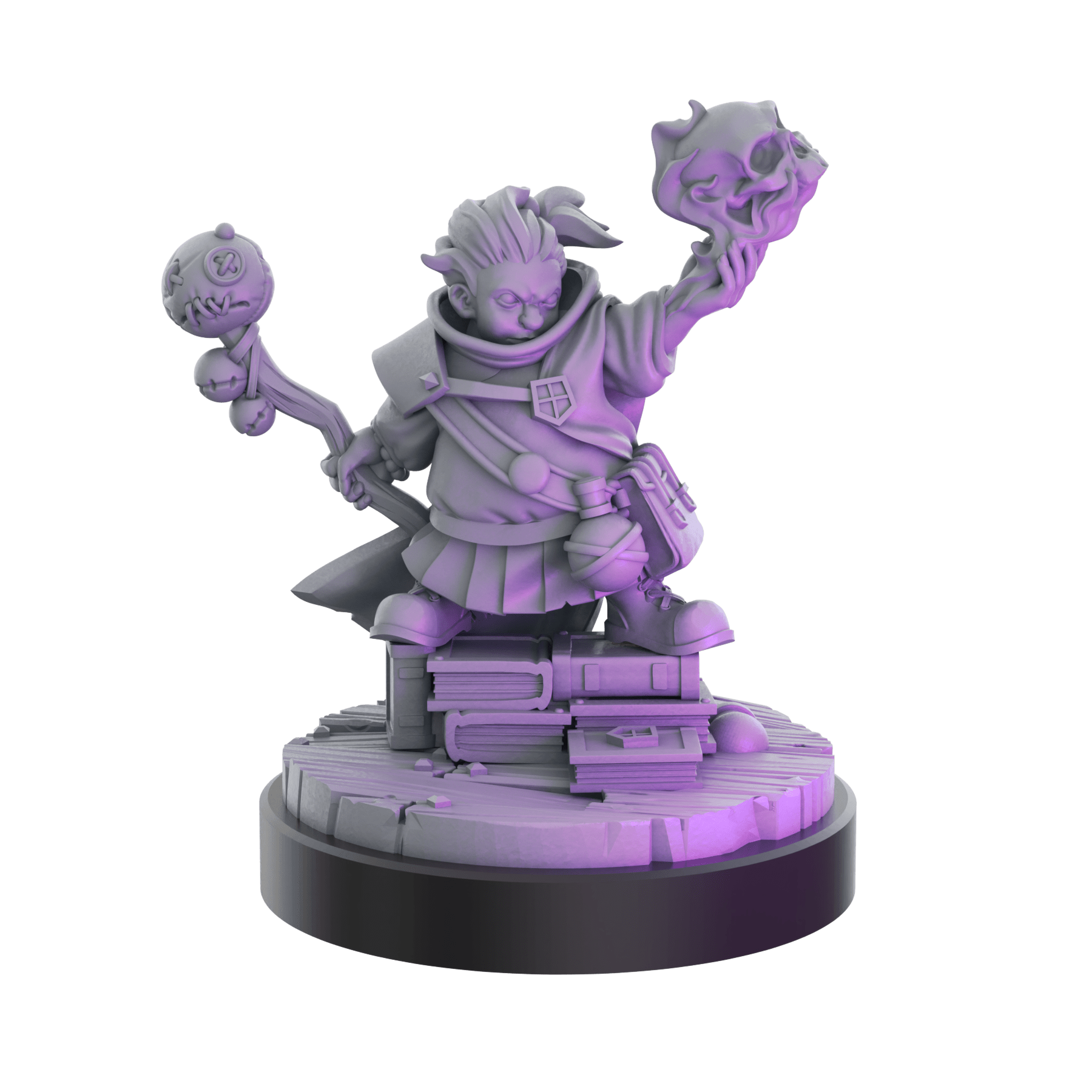 Warlock miniature for 5e roleplaying games