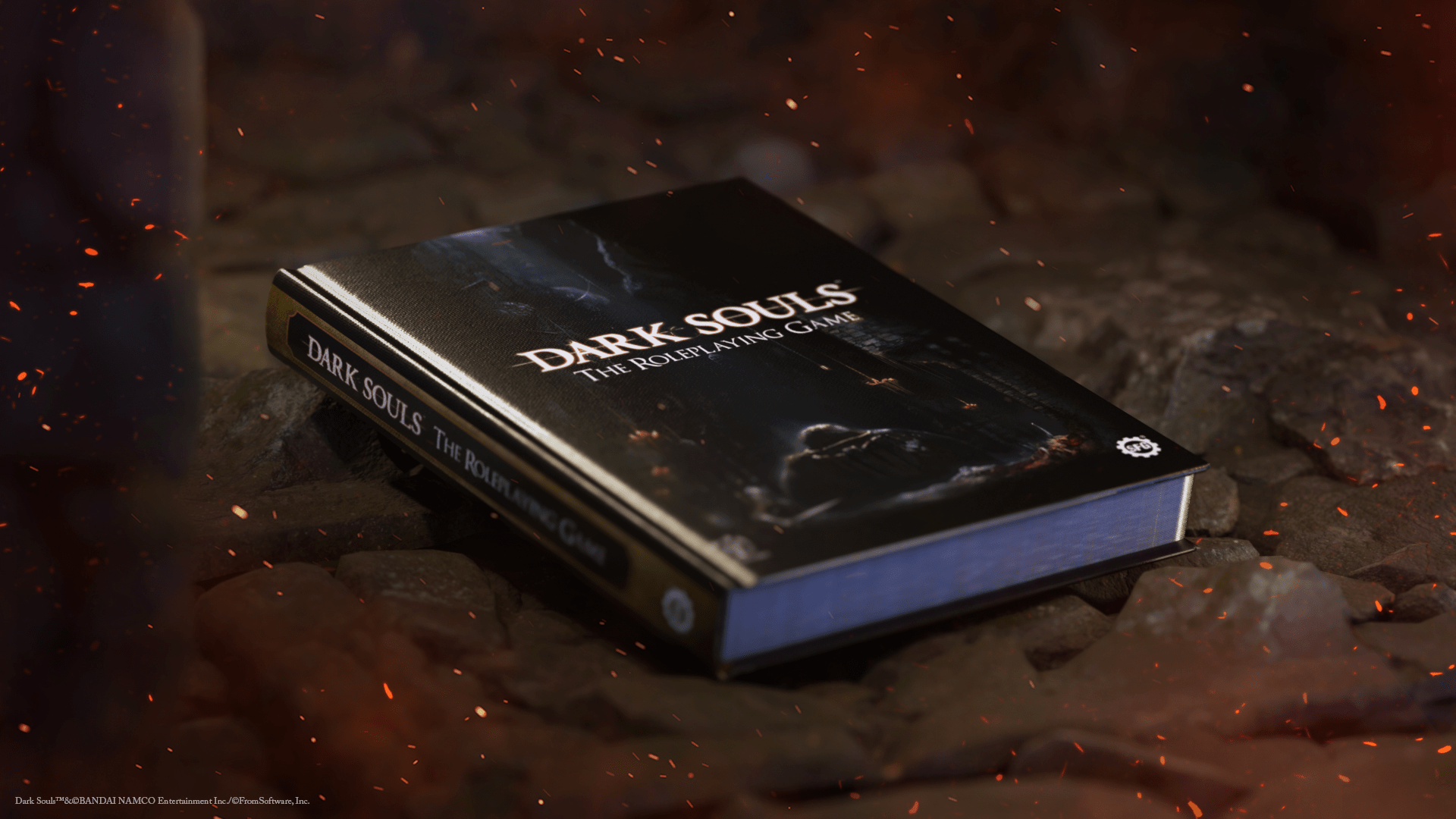 Dark Souls: The Roleplaying Game core book lifestyle shot