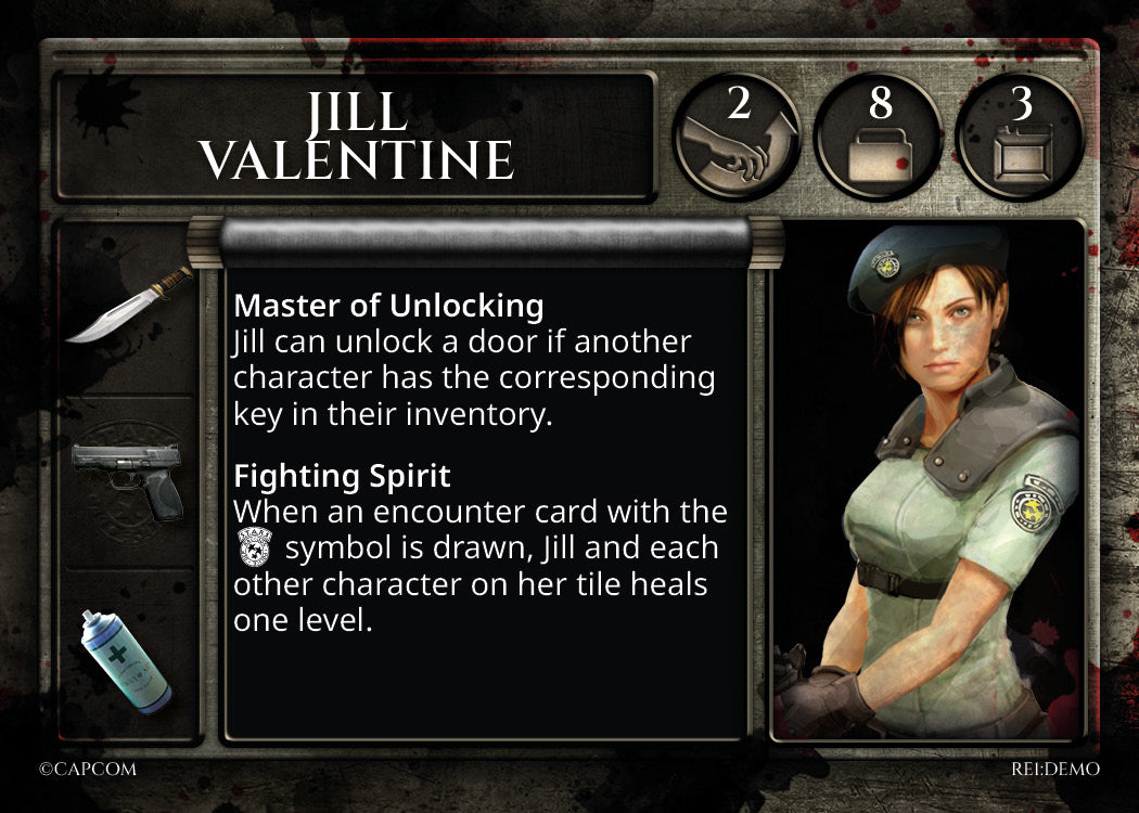 Jill Valentine Character Card