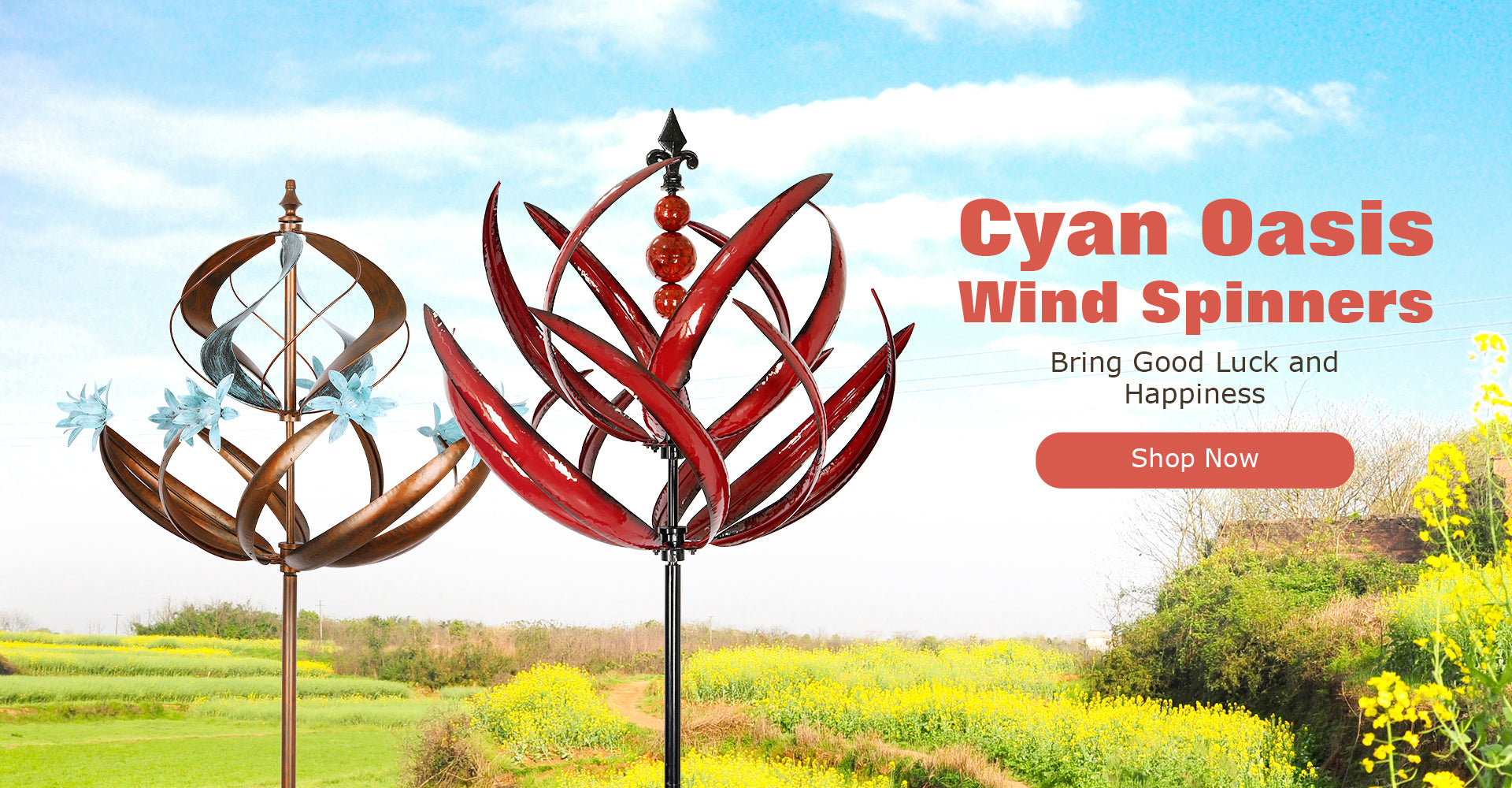 Shop Wind Spinners, Garden Decor / Feel the Wind, Free your Mind
