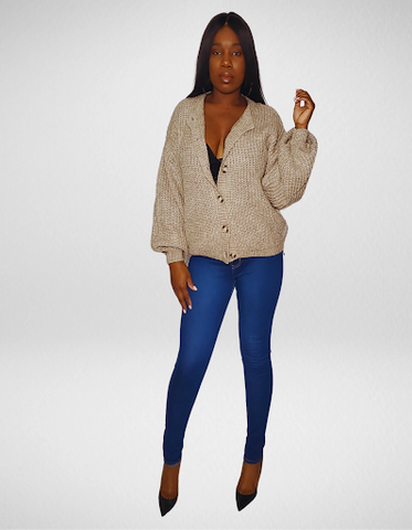 Be A Cardi B With Essentially Noir's Nude Cardigans!
