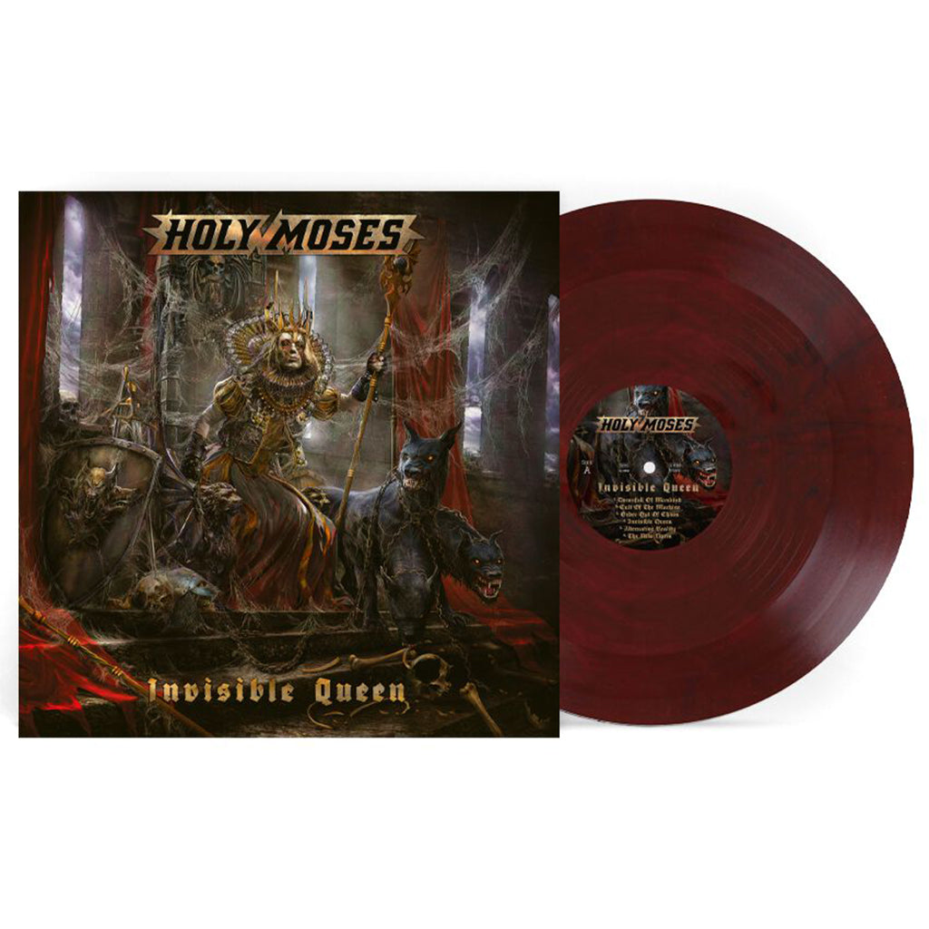 HOLY MOSES - Invisible Queen - 2LP - 180g Red Transparent & Black Viny