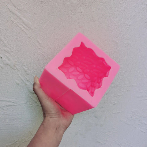 Hole Square Cube Candle Mold