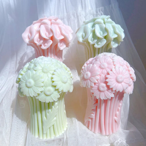 Flower Candle Molds