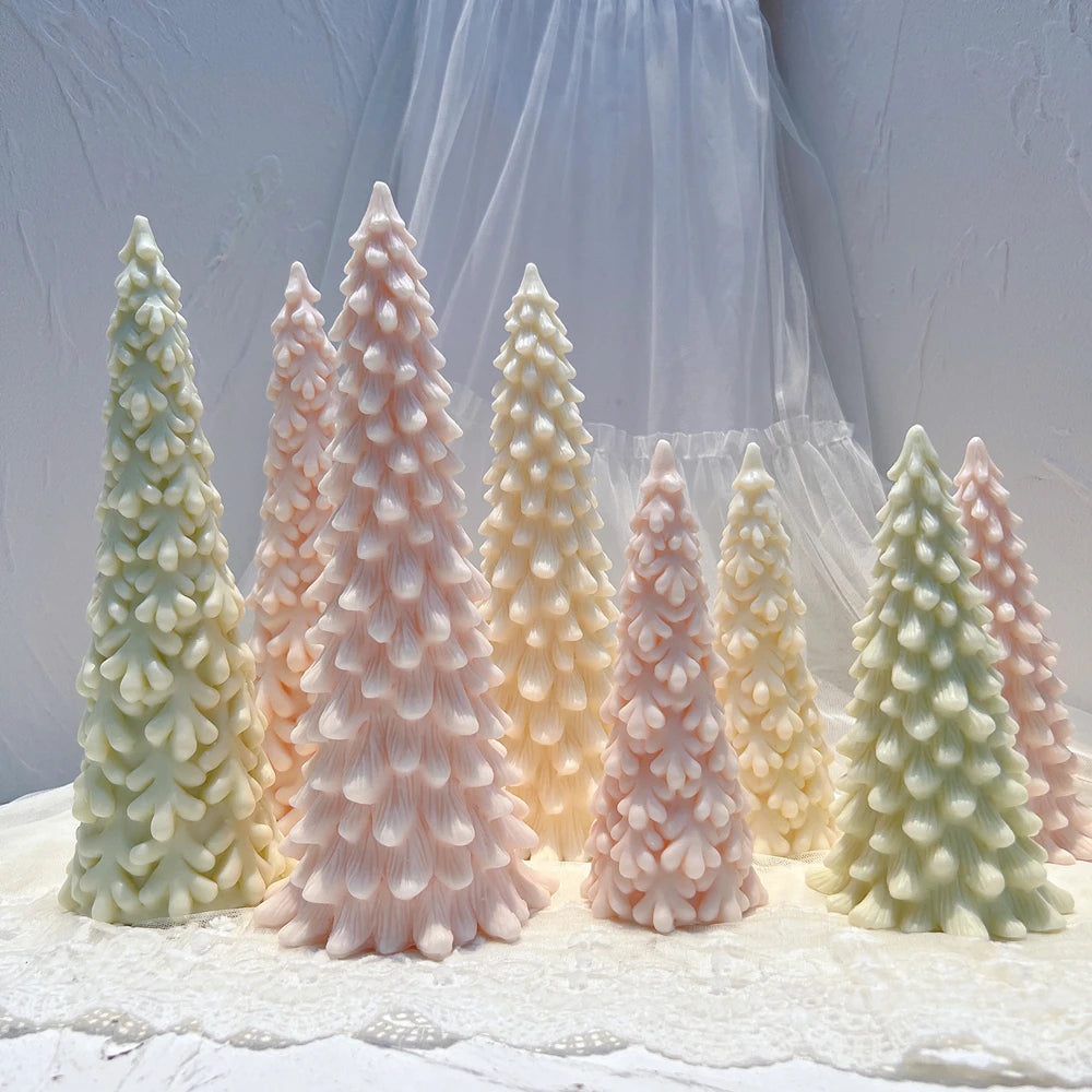 27.2cm Big Christmas Tree Silicone Candle Mold