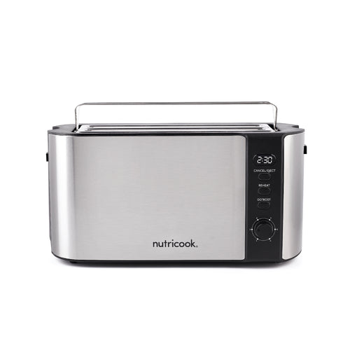 Small Home Appliances Black and Silver Stainless Steel Digital