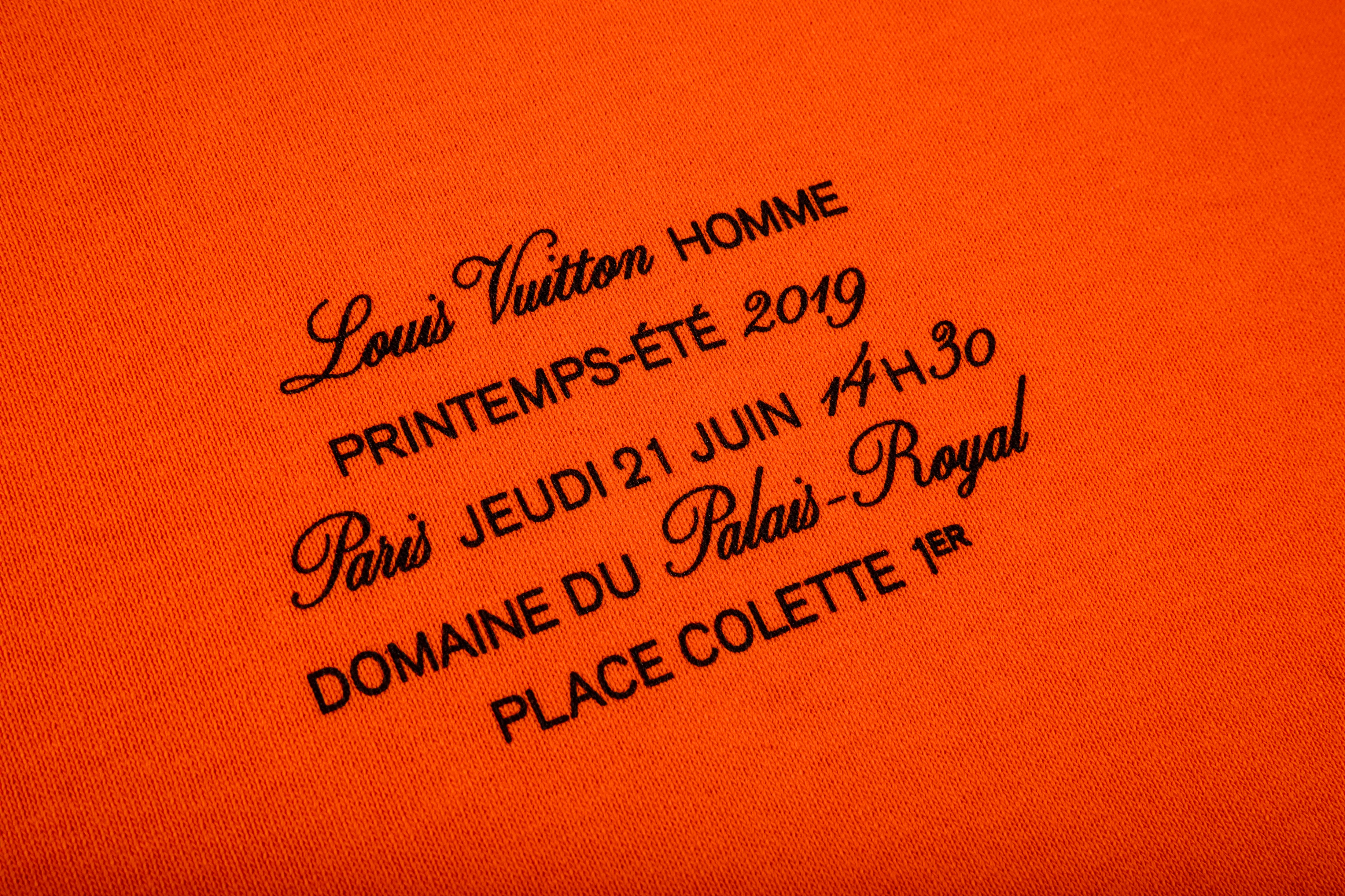 Louis Vuitton Louis Vuitton Virgil Abloh Chicago Exclusive Orange T-shirt