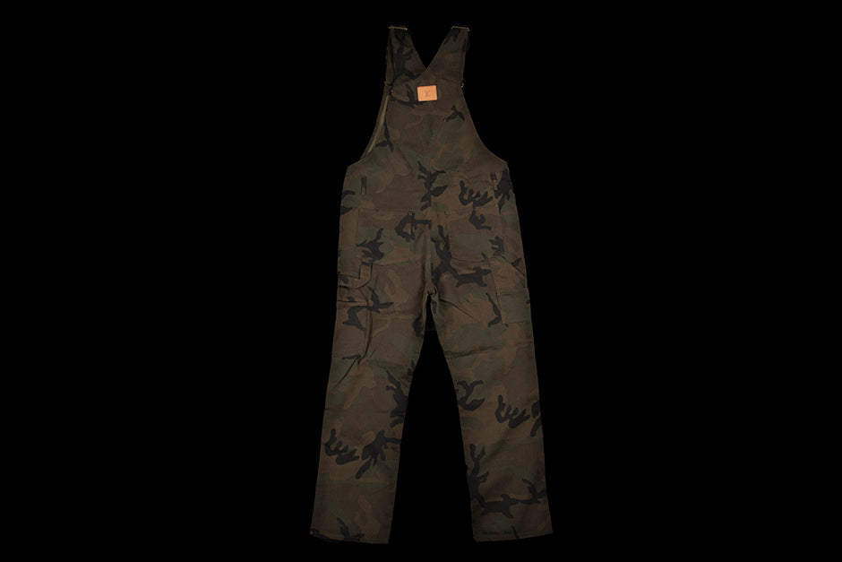 LOUIS VUITTON X SUPREME JACQUARD DENIM OVERALLS