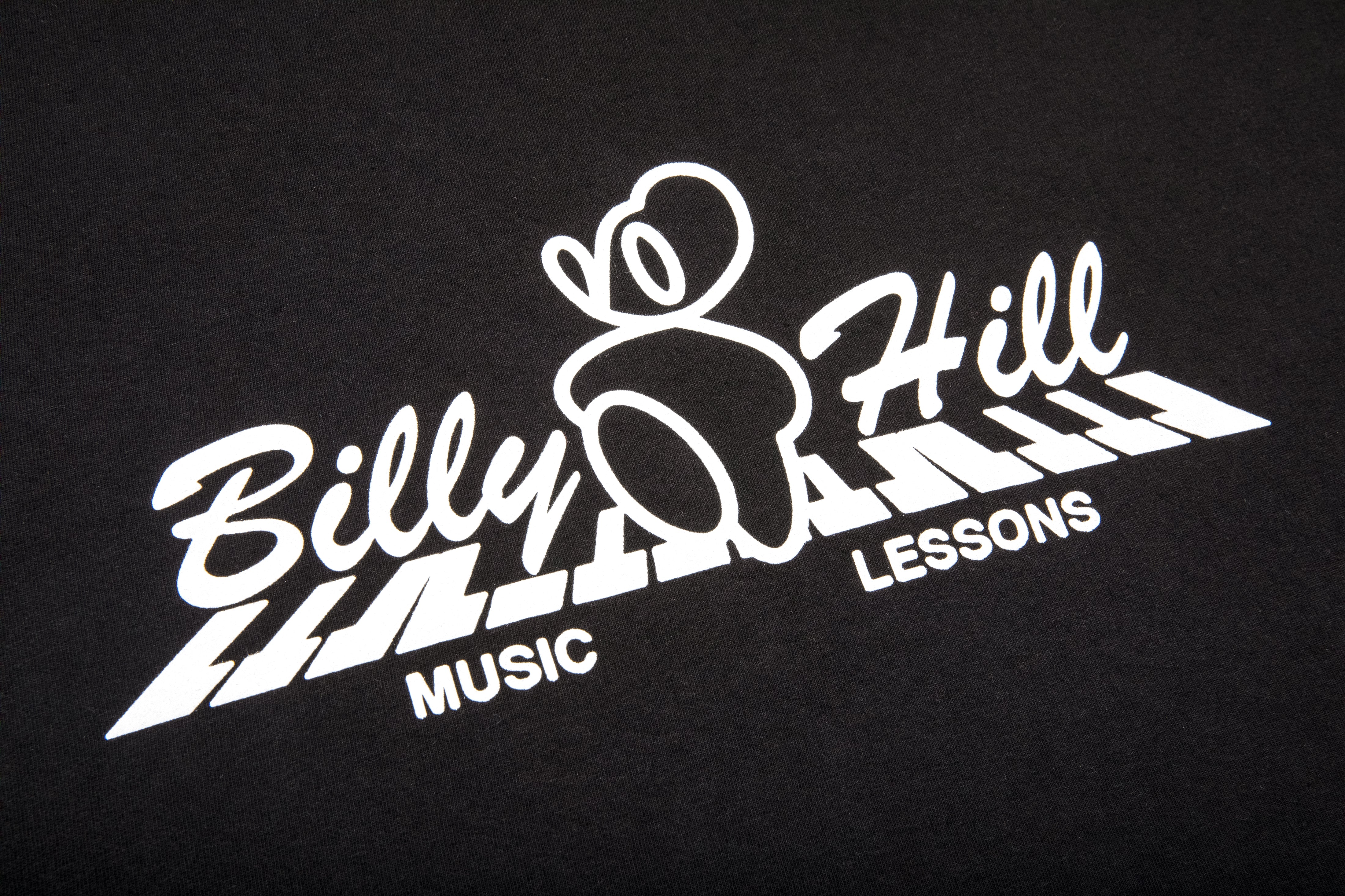 BILLY HILL / FATHER STEVE MUSIC NOTE TEE XL BLACK