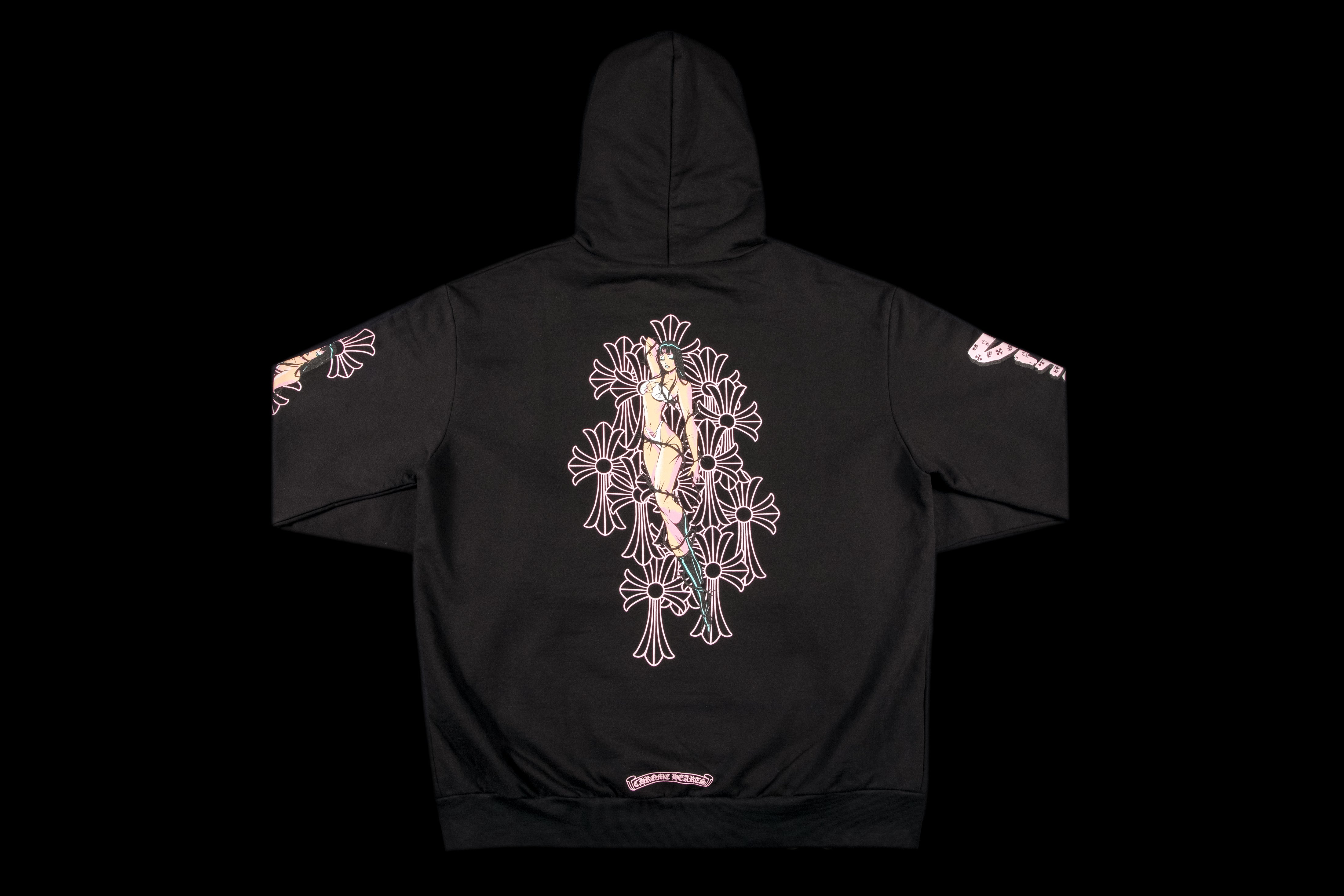 CHROME HEARTS DEADLY DOLL ZIP-UP HOODIE