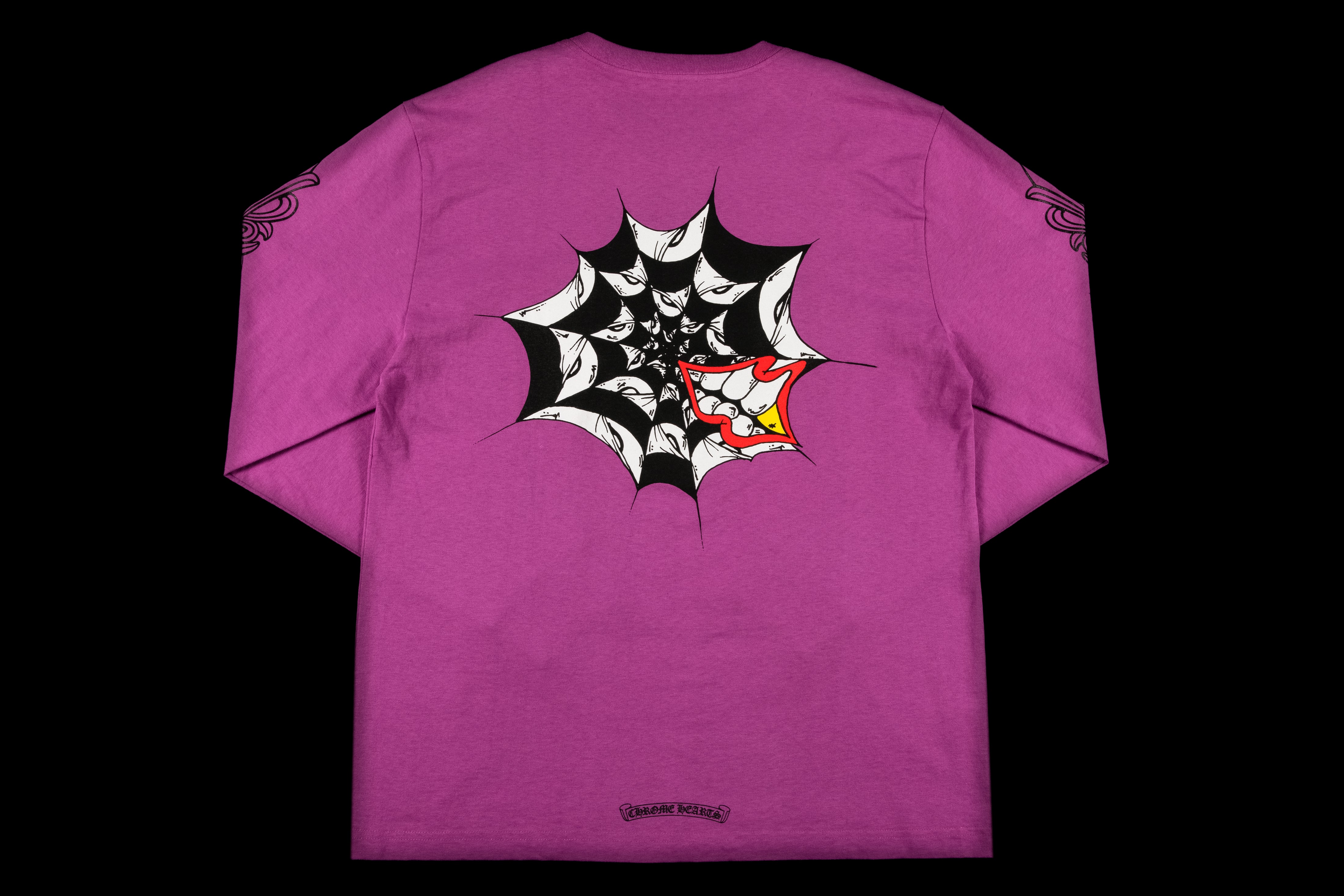 CHROME HEARTS MATTY BOY SPIDER WEB L/S T-SHIRT