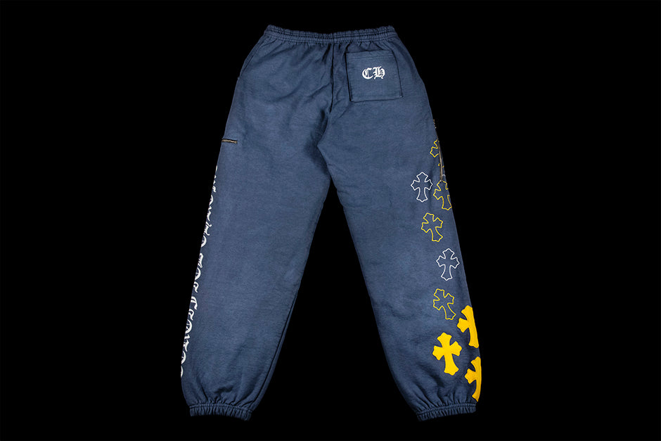 CHROME HEARTS X DRAKE CROSS PATCHES SWEATPANTS