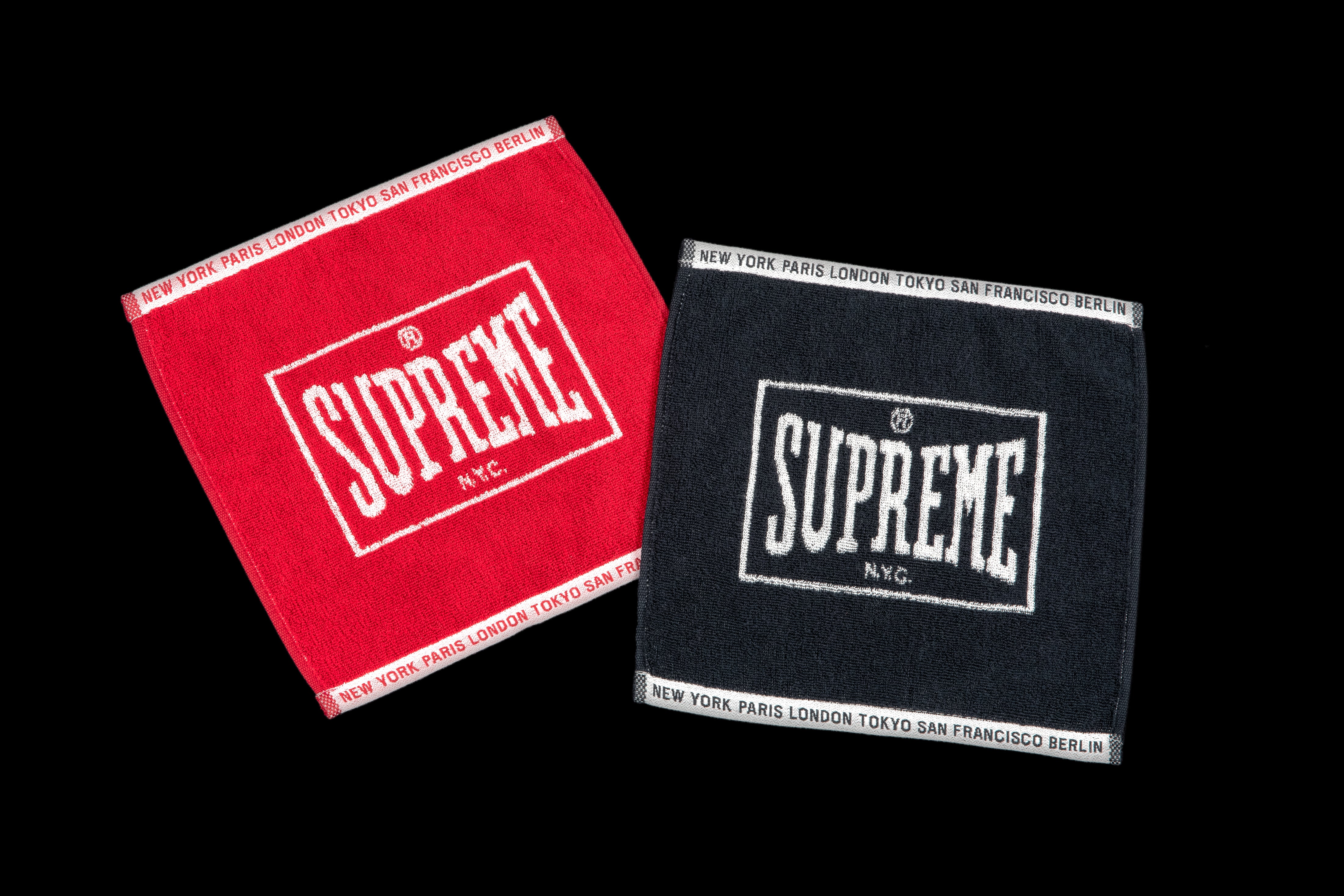 SUPREME IMABARI POCKET FOLDING TOWELS (SET OF 2)