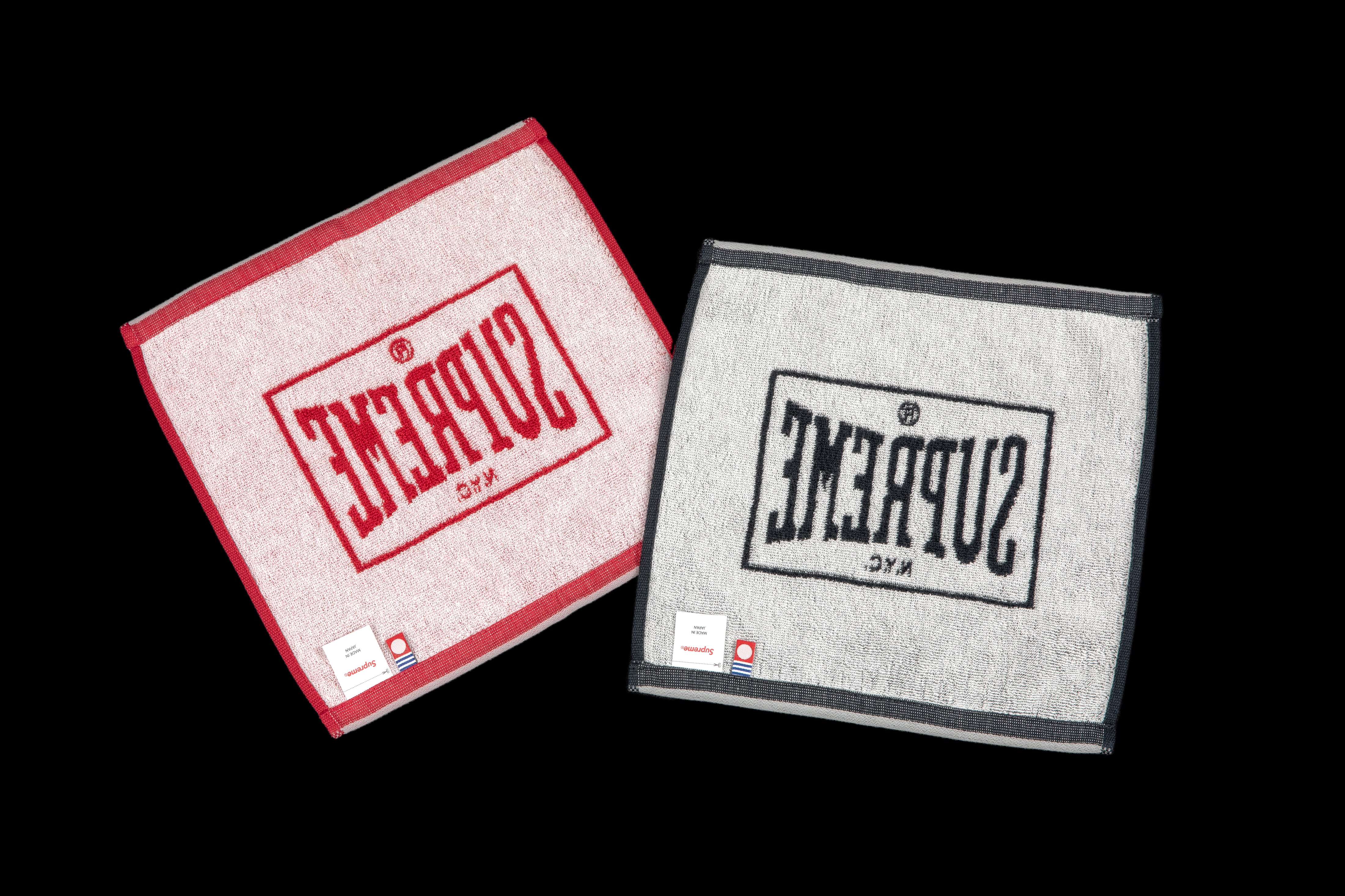 SUPREME IMABARI POCKET FOLDING TOWELS (SET OF 2)