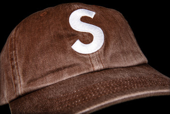 SUPREME PIGMENT PRINT S LOGO 6-PANEL CAP