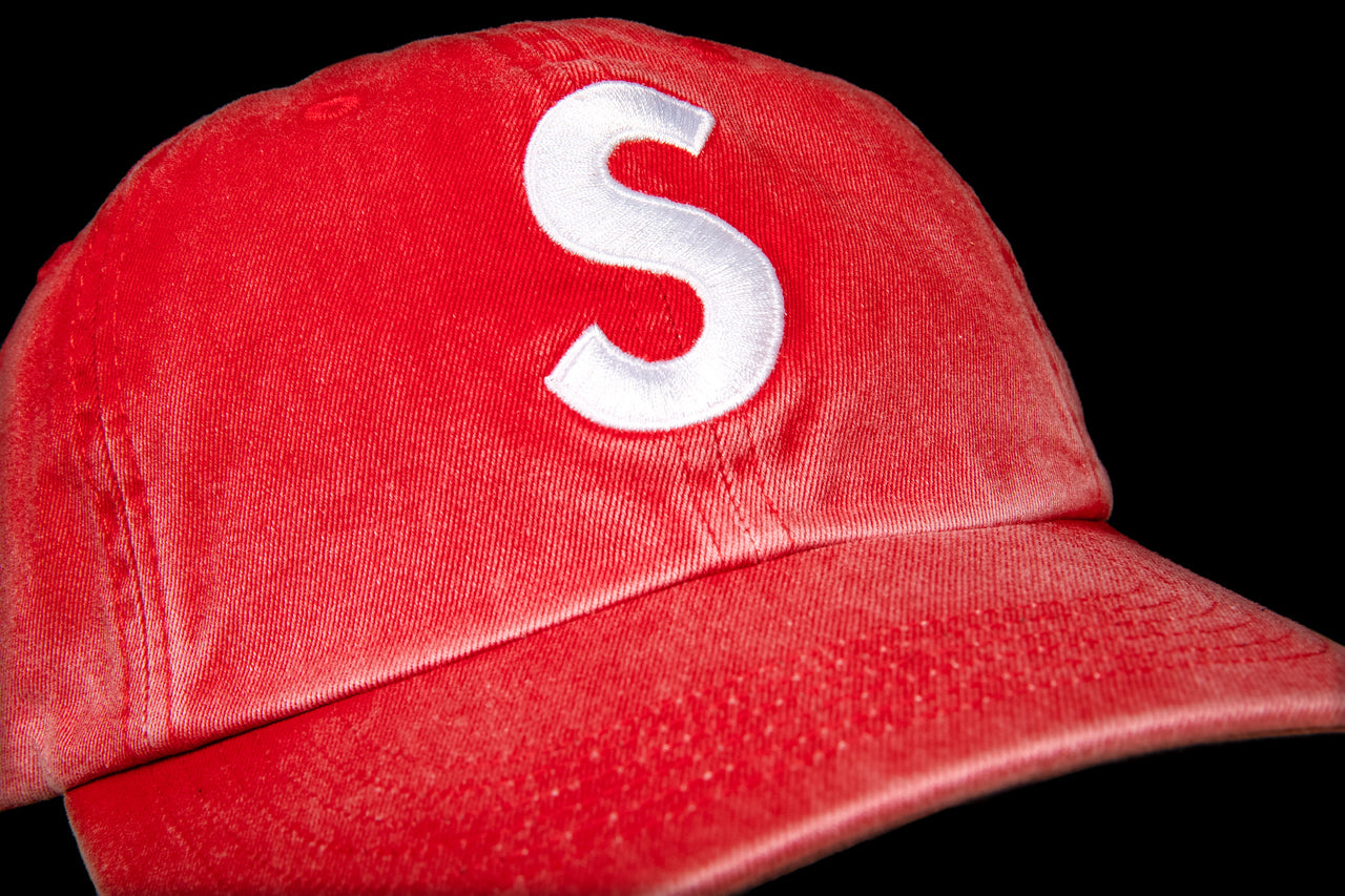 SUPREME PIGMENT PRINT S LOGO 6-PANEL CAP