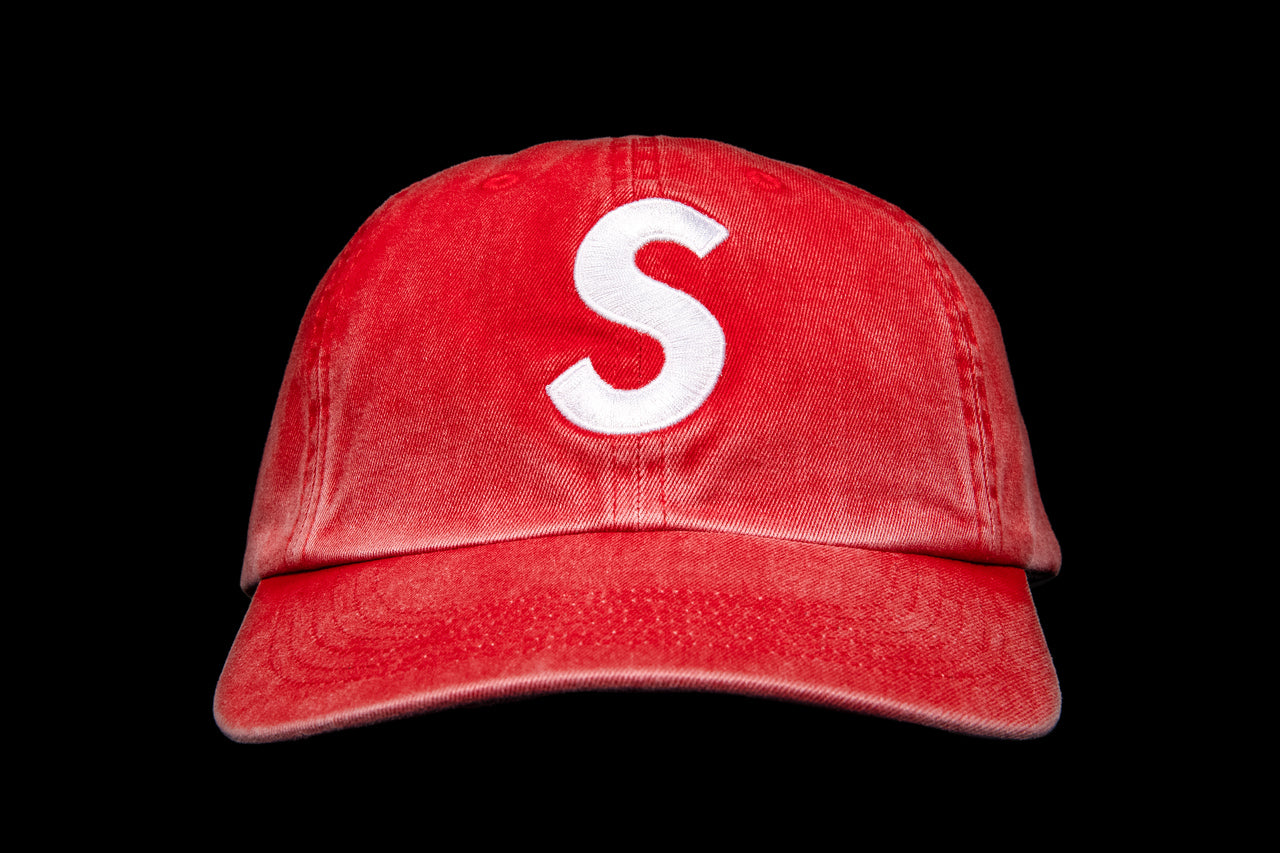 SUPREME PIGMENT PRINT S LOGO 6-PANEL CAP