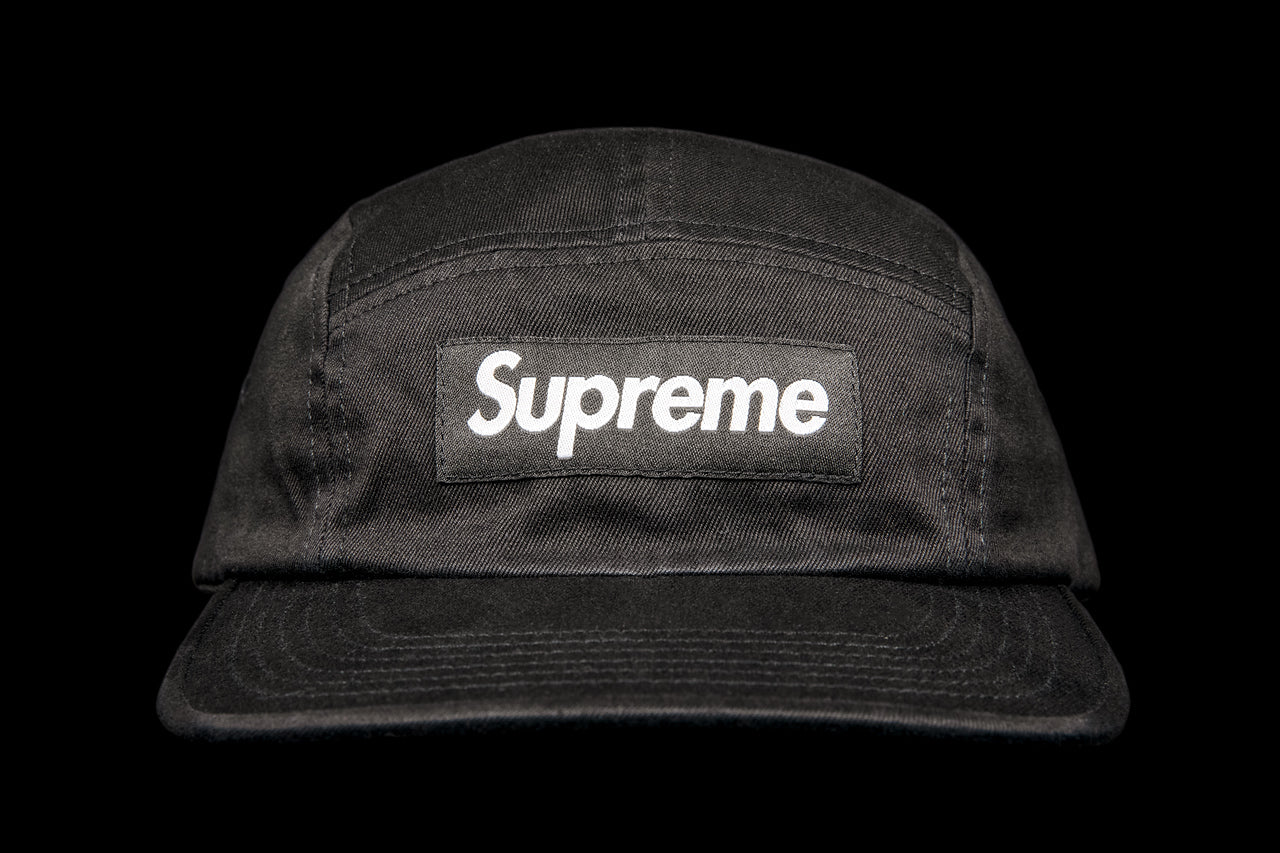 SUPREME WASHED CHINO TWILL CAMP CAP