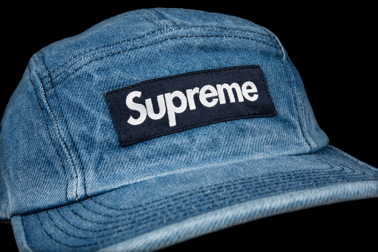 SUPREME WASHED CHINO TWILL CAMP CAP