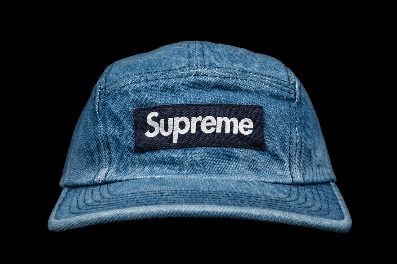 SUPREME WASHED CHINO TWILL CAMP CAP