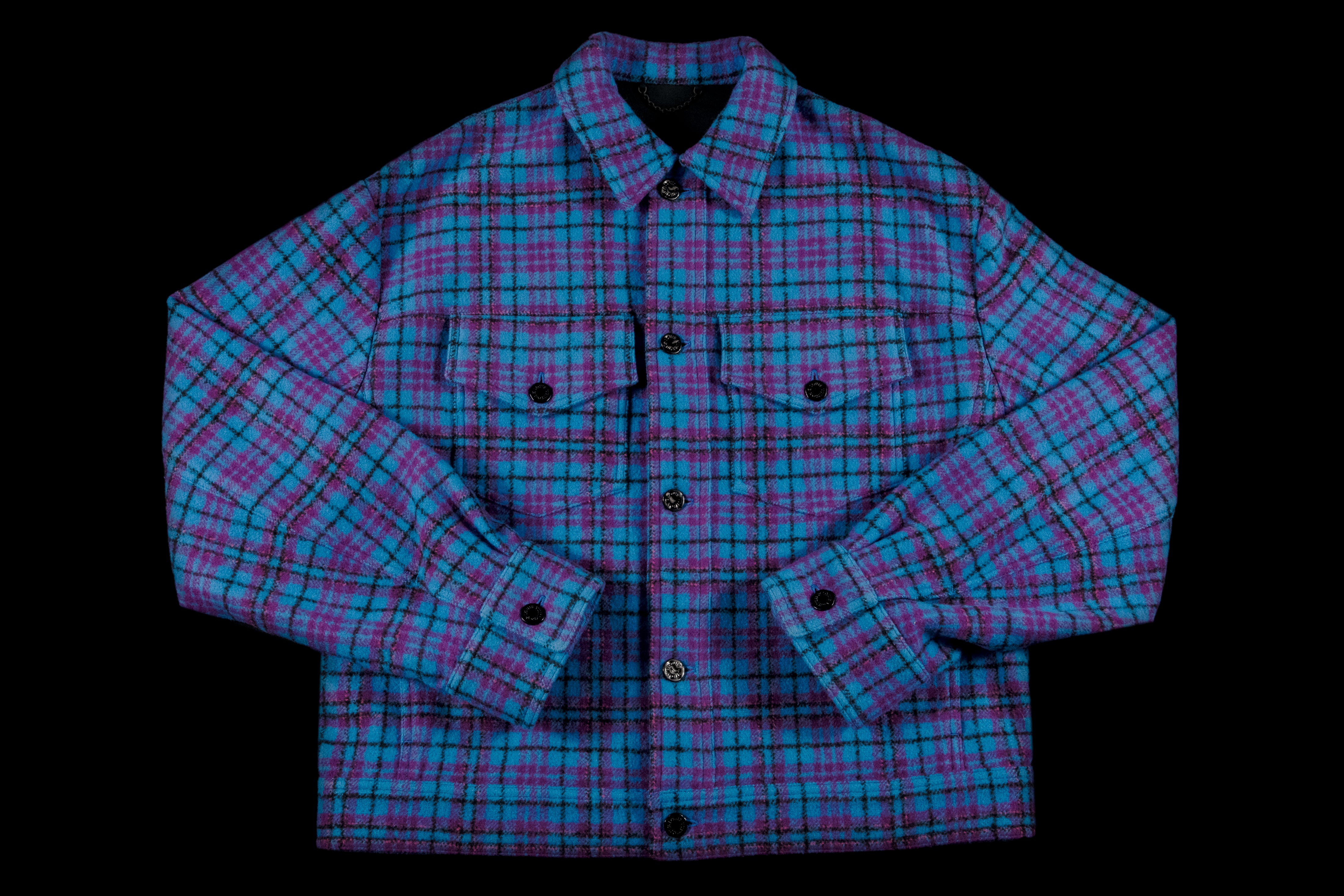 Yeezy Busta Saturdays ✓ - LOUIS VUITTON CROPPED FLANNEL JACKET